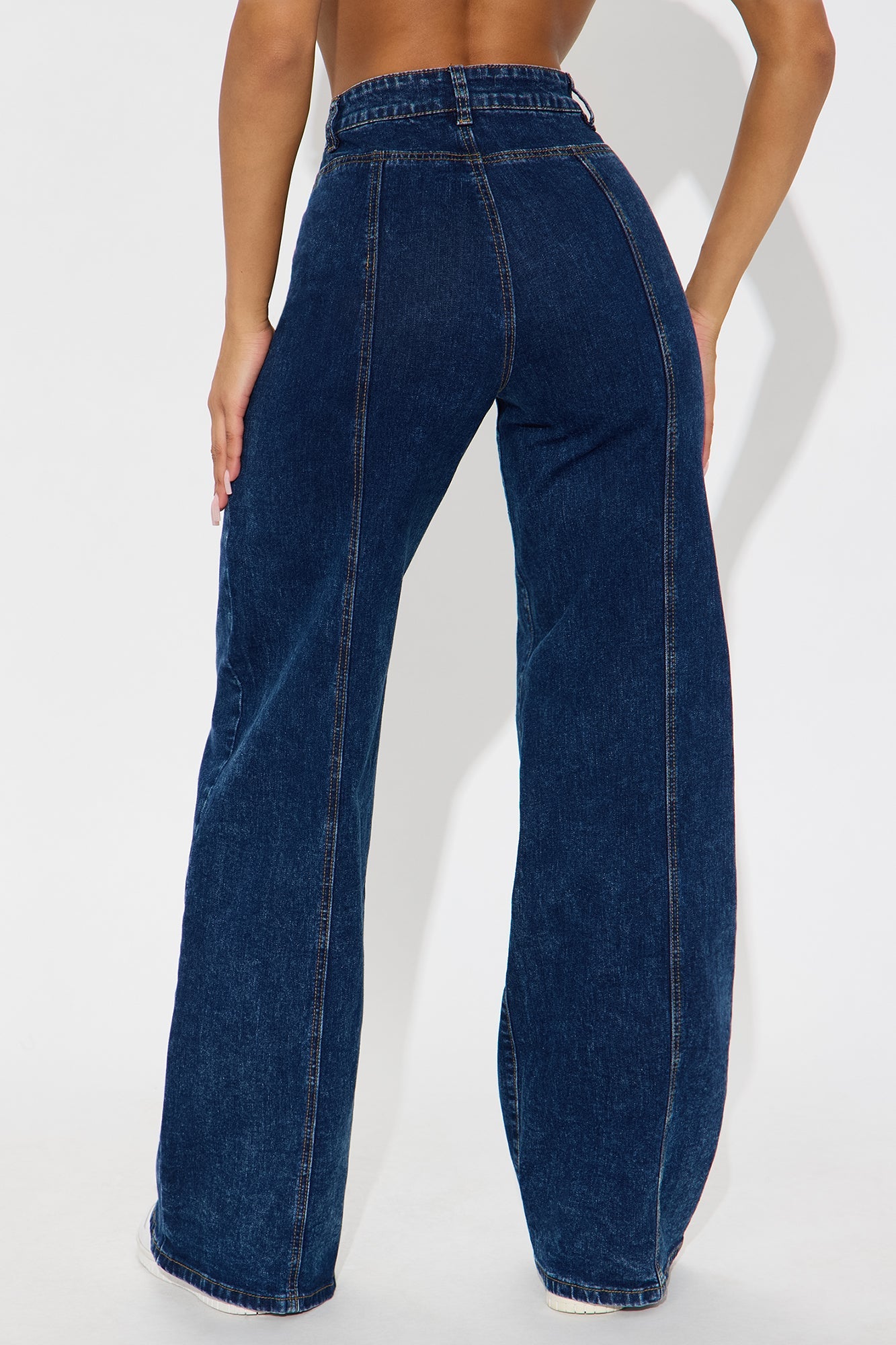 Take Charge Trouser Jeans - Dark Wash