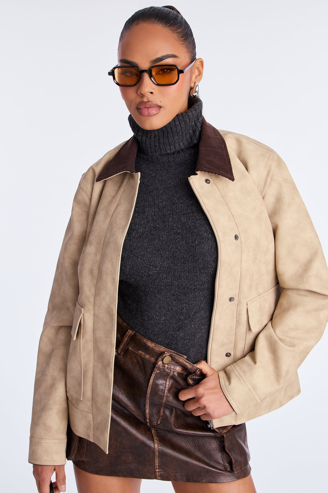 Dakota  Barn Jacket - Khaki