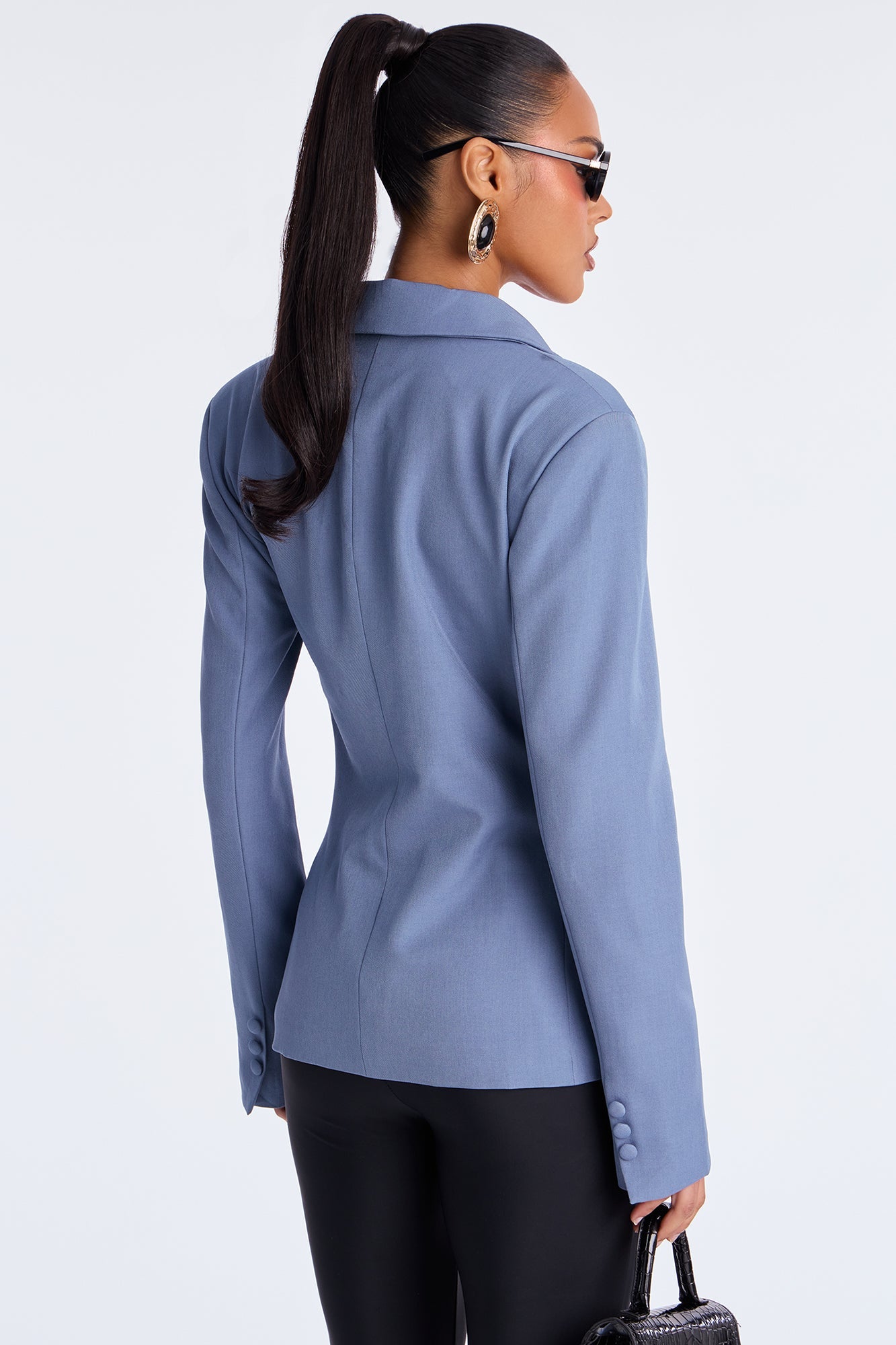 Breaking Even Blazer - Slate Blue