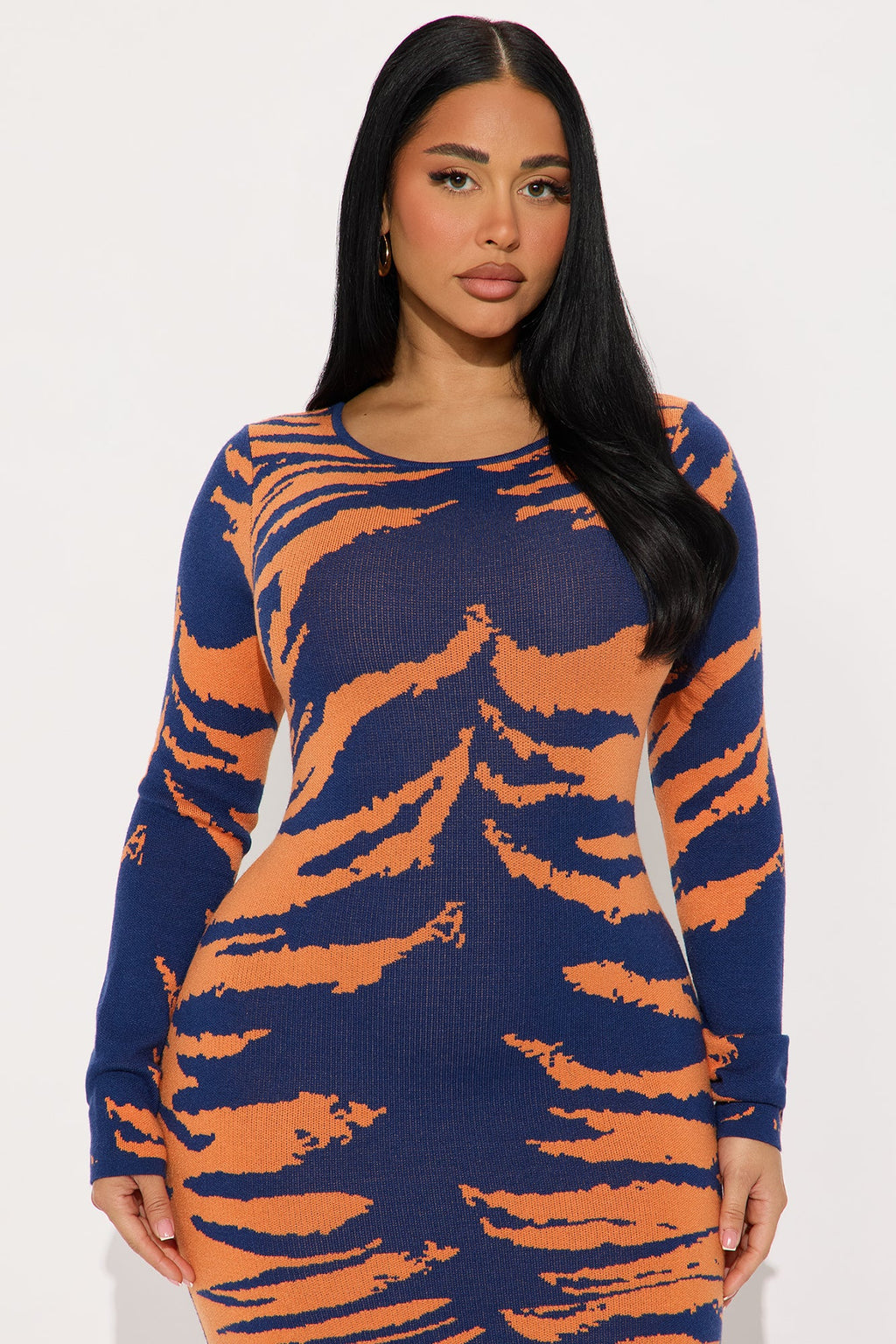 Toni Sweater Maxi Dress - Blue/combo