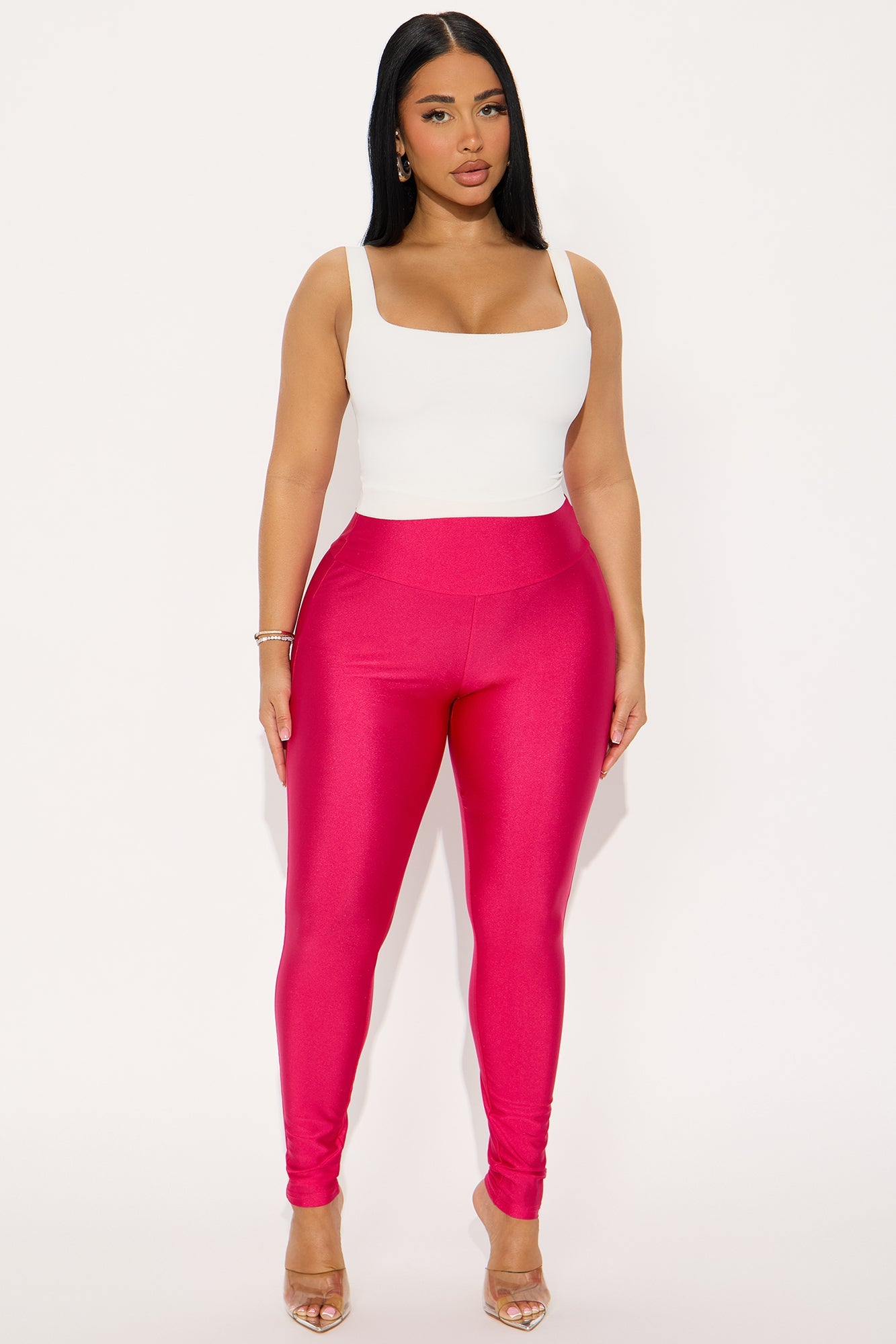 Brianne High Rise Leggings - Magenta