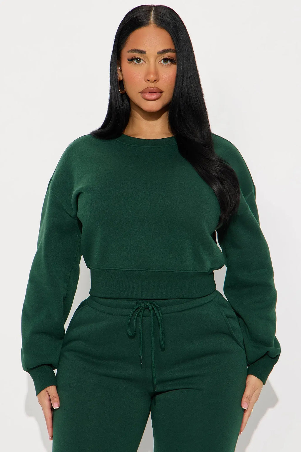 Candice Lounge Crew Neck - Hunter 