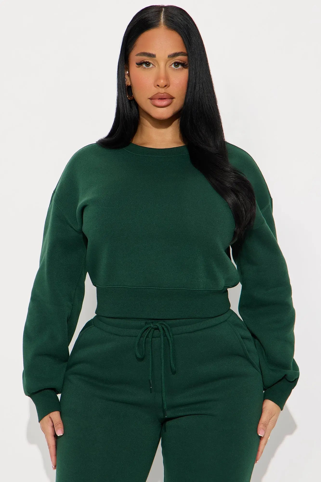 Candice Lounge Crew Neck - Hunter 
