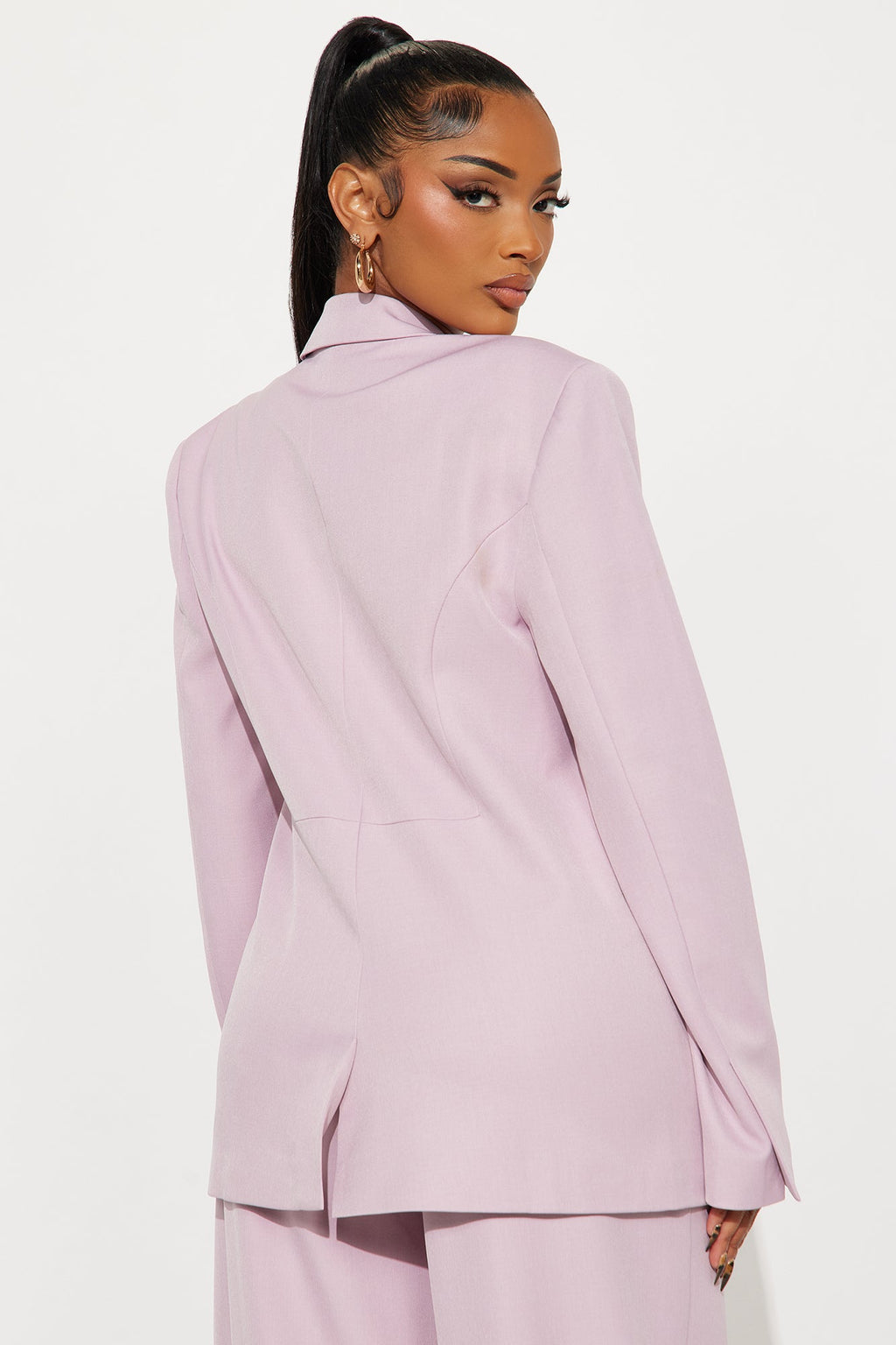 Close The Deal Fitted Blazer - Pink 