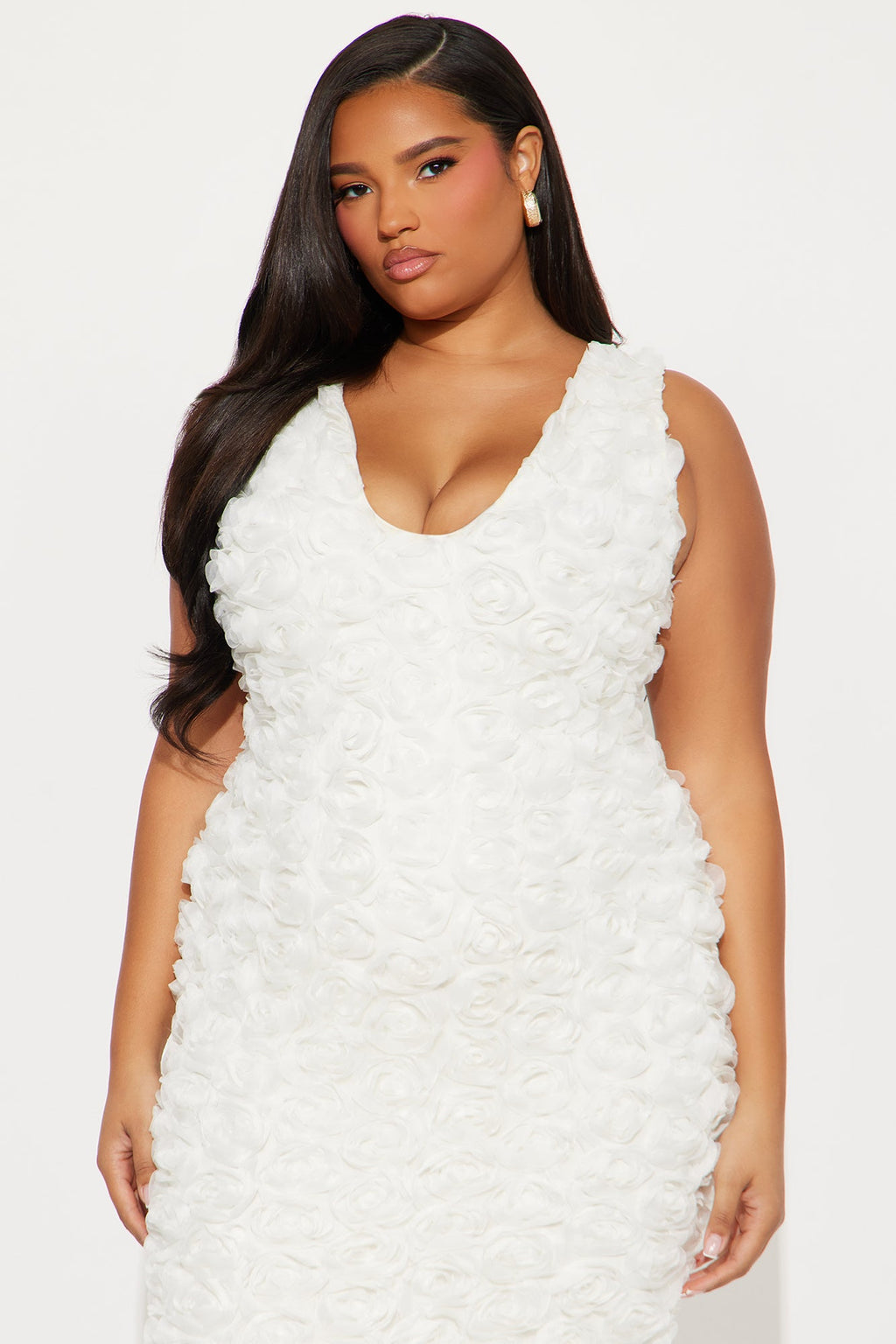 Susan Floral Maxi Gown - Cream