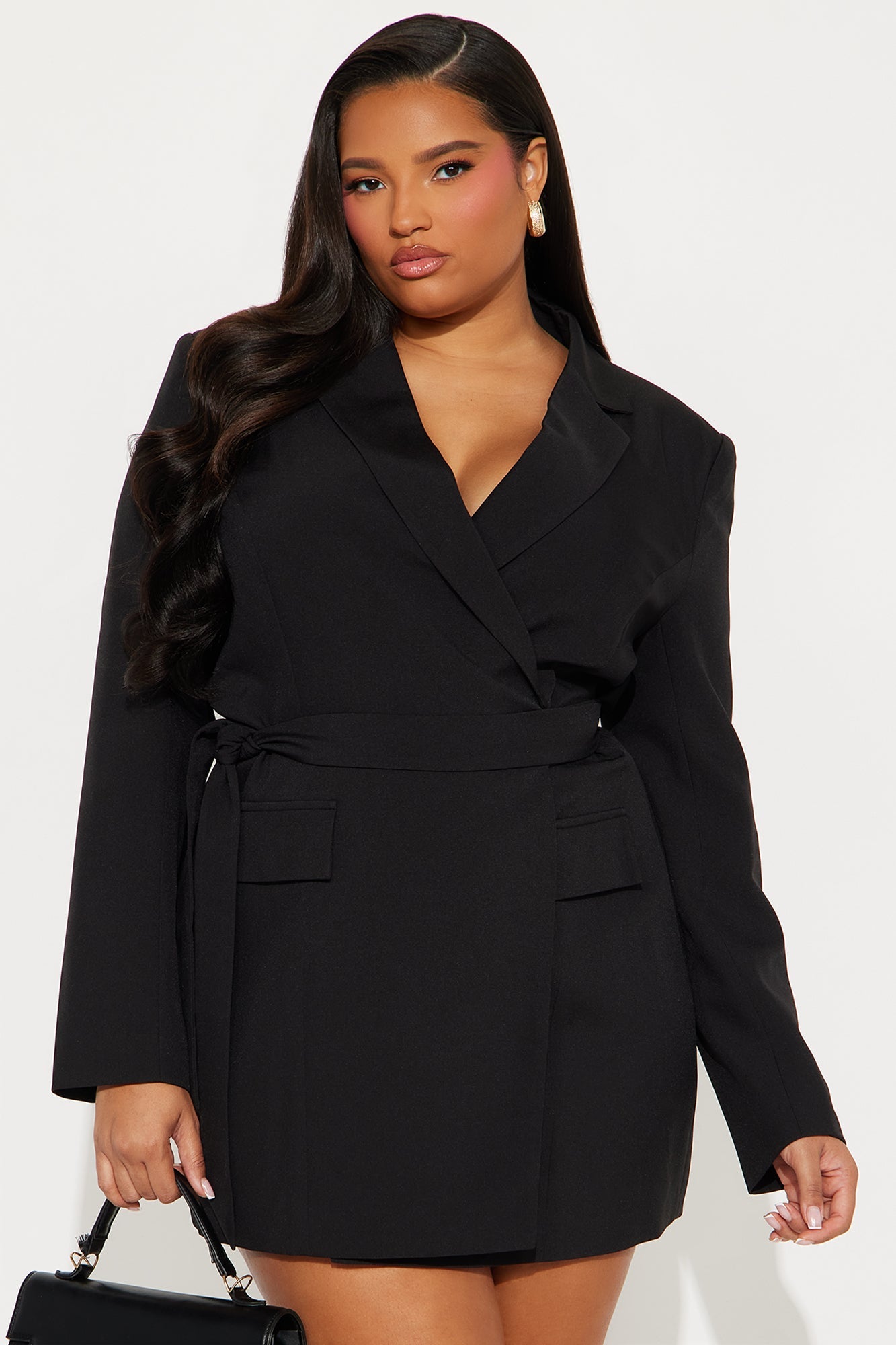 Jury Duty Blazer Mini Dress - Black