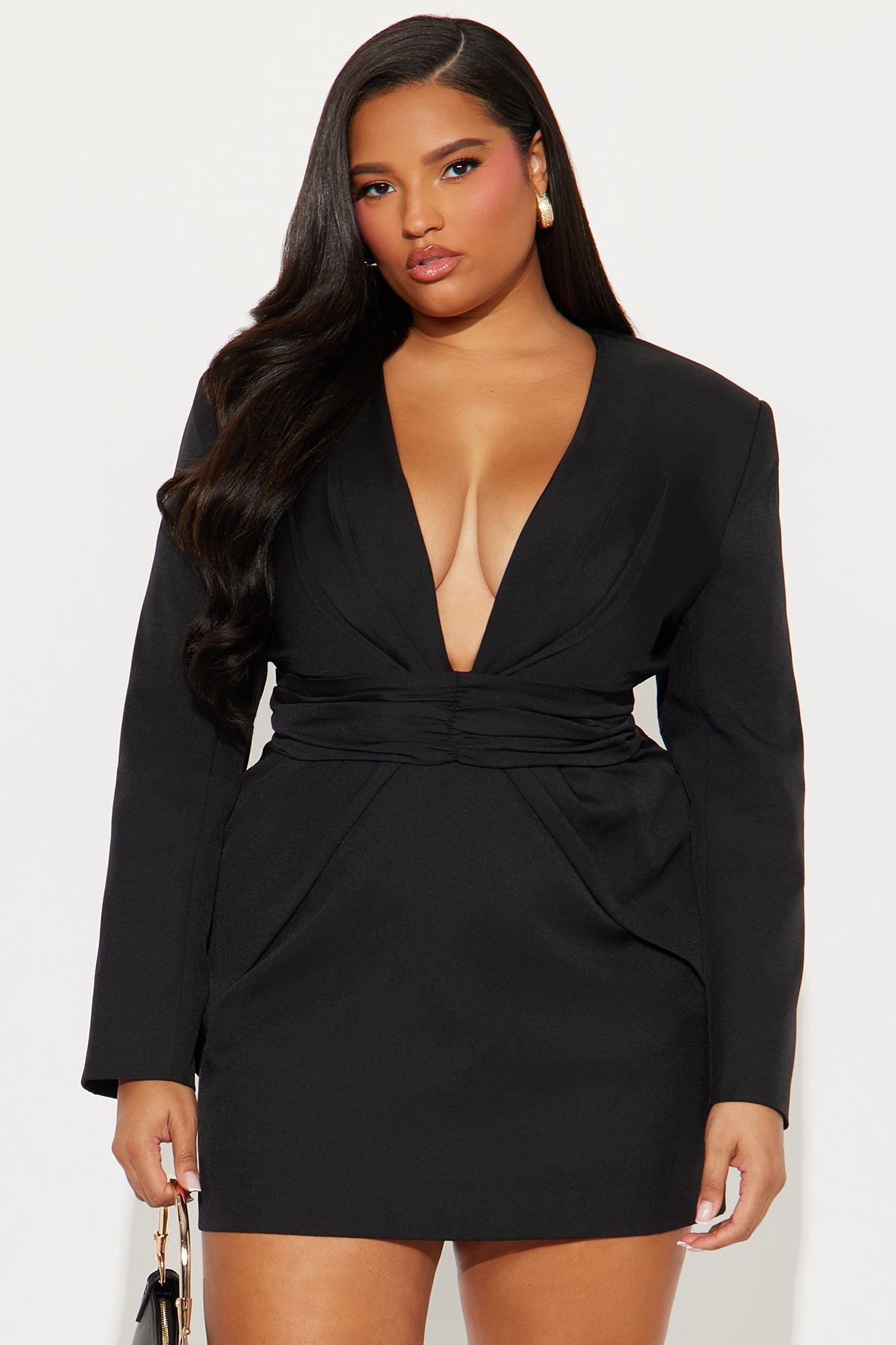 Legally Fine Mini Dress - Black