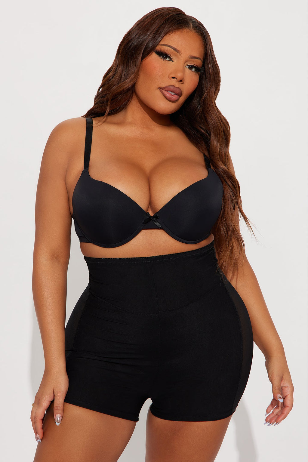 High Waist Butt Lifter Shapewear Short - Black