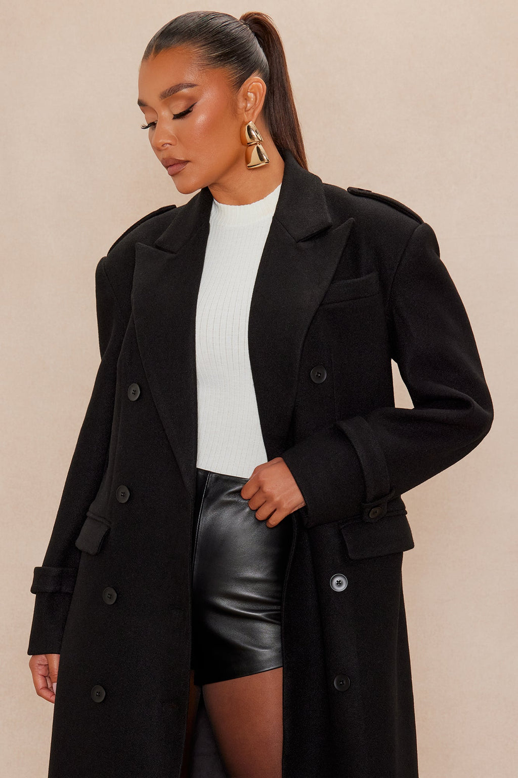 Always Incognito Coat - Black