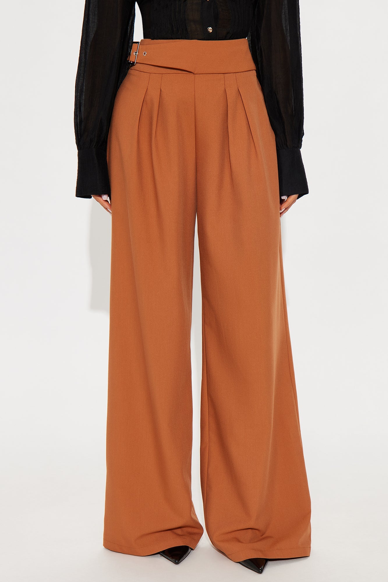 Different Standards Wide Leg Trouser Pant - Rust