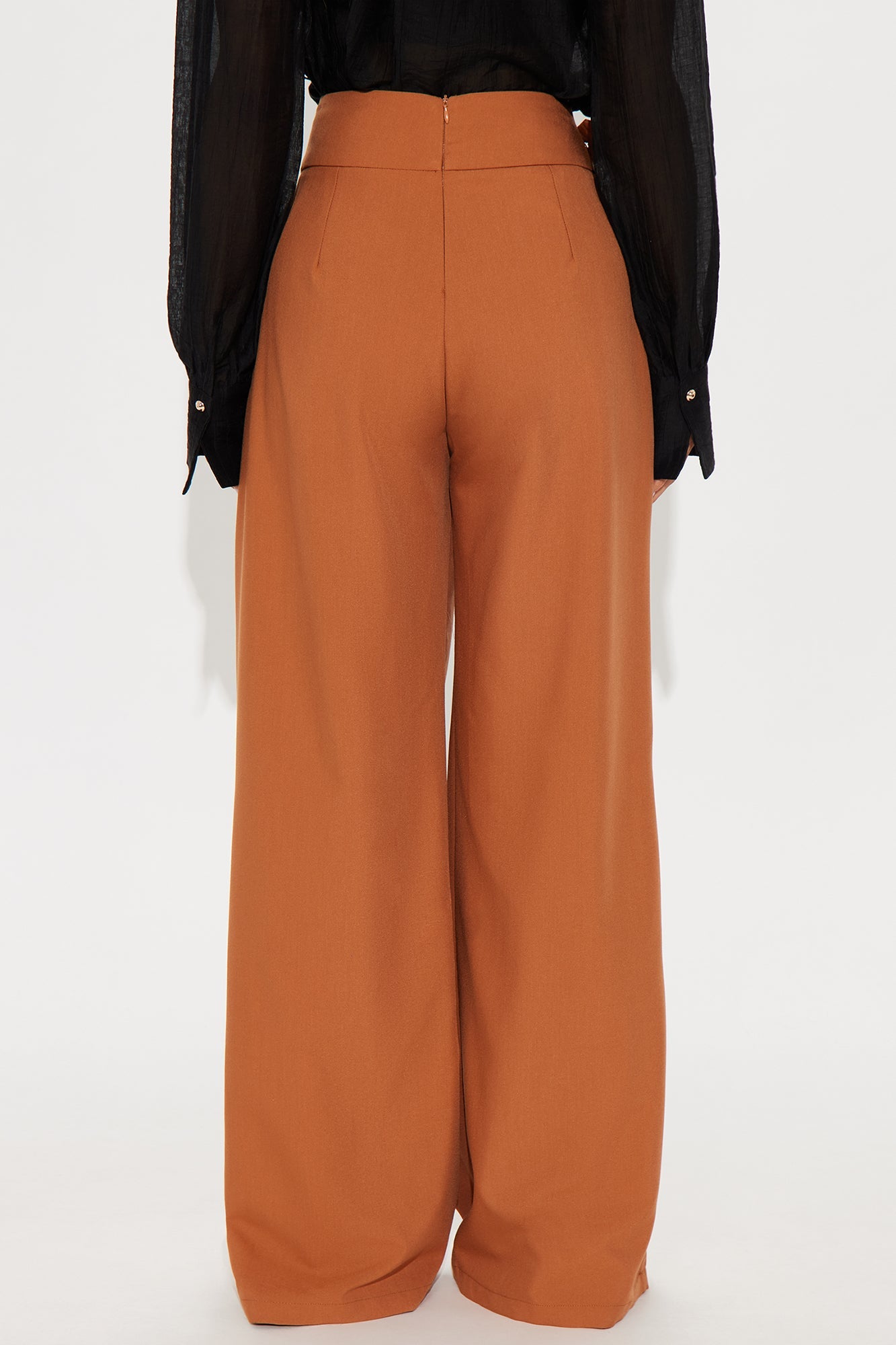 Different Standards Wide Leg Trouser Pant - Rust