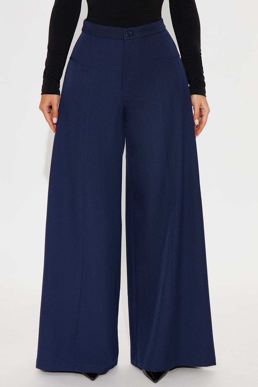 Carmina Wide Leg Pant 33″ - Navy