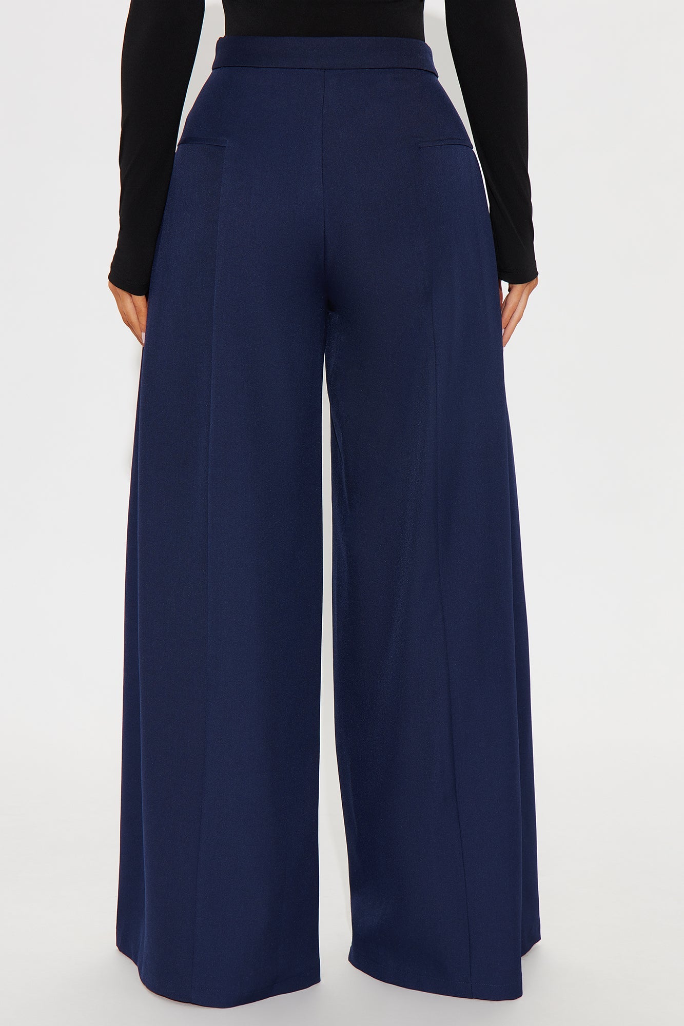Carmina Wide Leg Pant 33″ - Navy