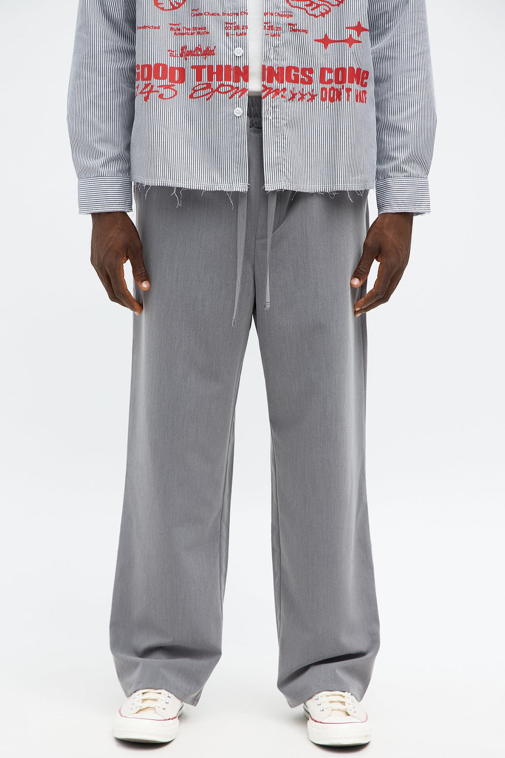 Baggy Erod Ewaist Pant - Grey