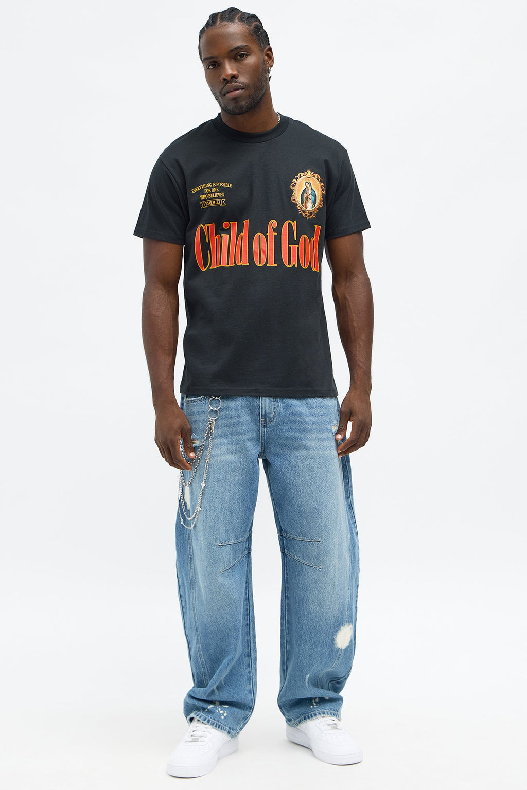 Child Of God Repent Short Sleeve Tee - Black