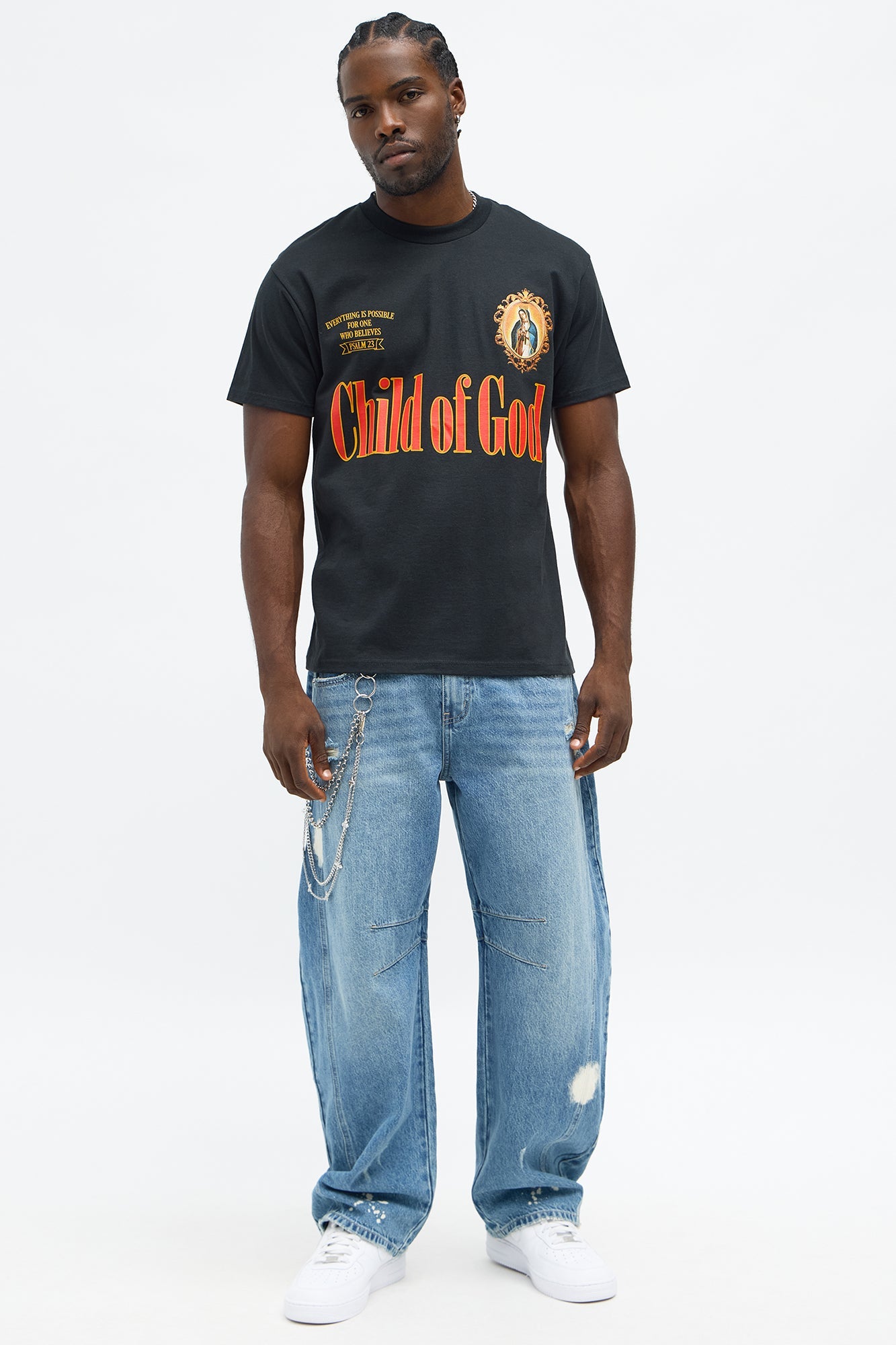 Child Of God Repent Short Sleeve Tee - Black