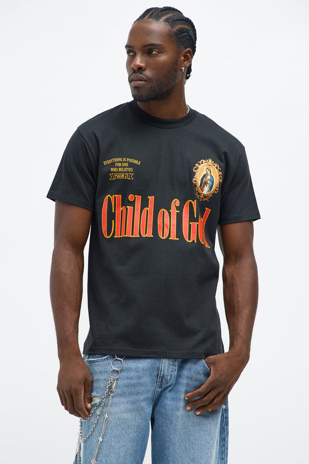 Child Of God Repent Short Sleeve Tee - Black