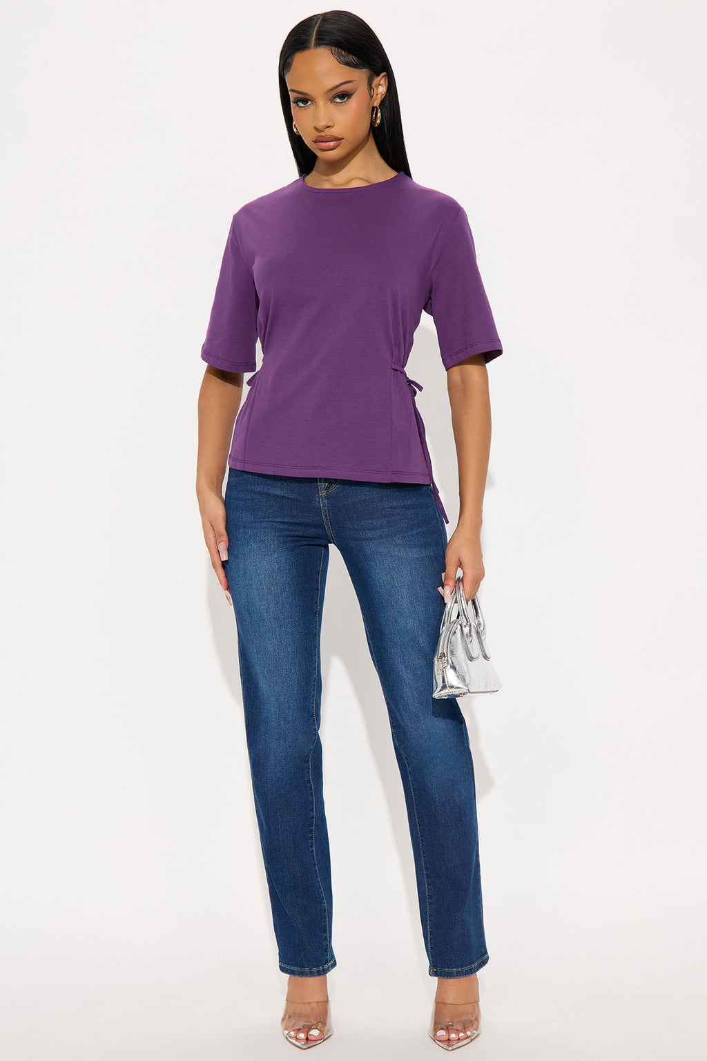 Whole Attitude Short Sleeve Tshirt - Purple