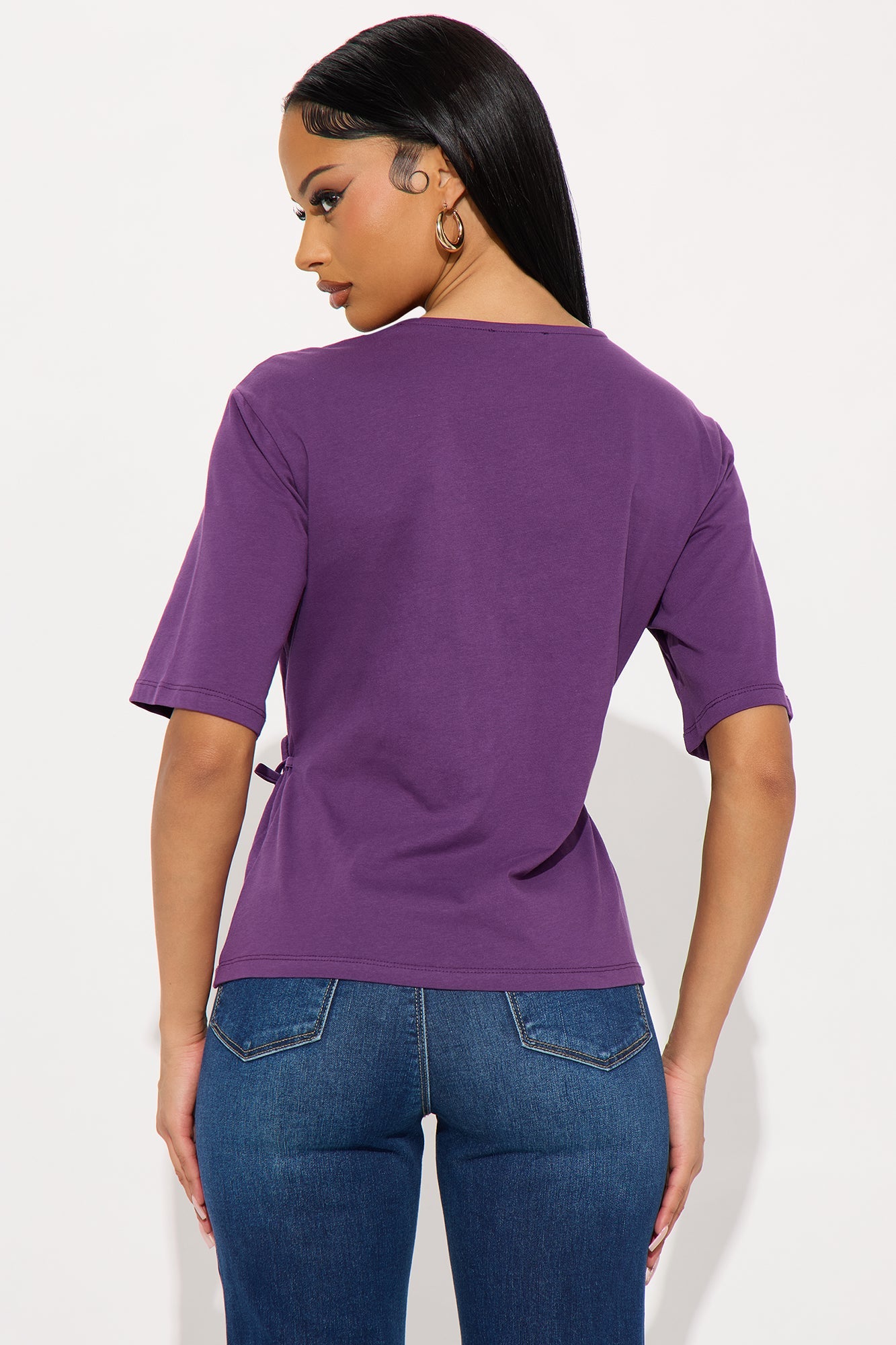 Whole Attitude Short Sleeve Tshirt - Purple