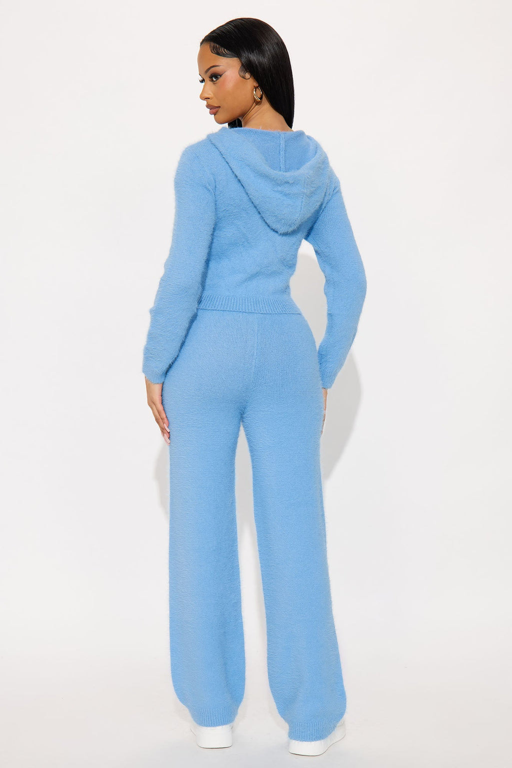 Riley Cozy Pant Set - Light Blue 