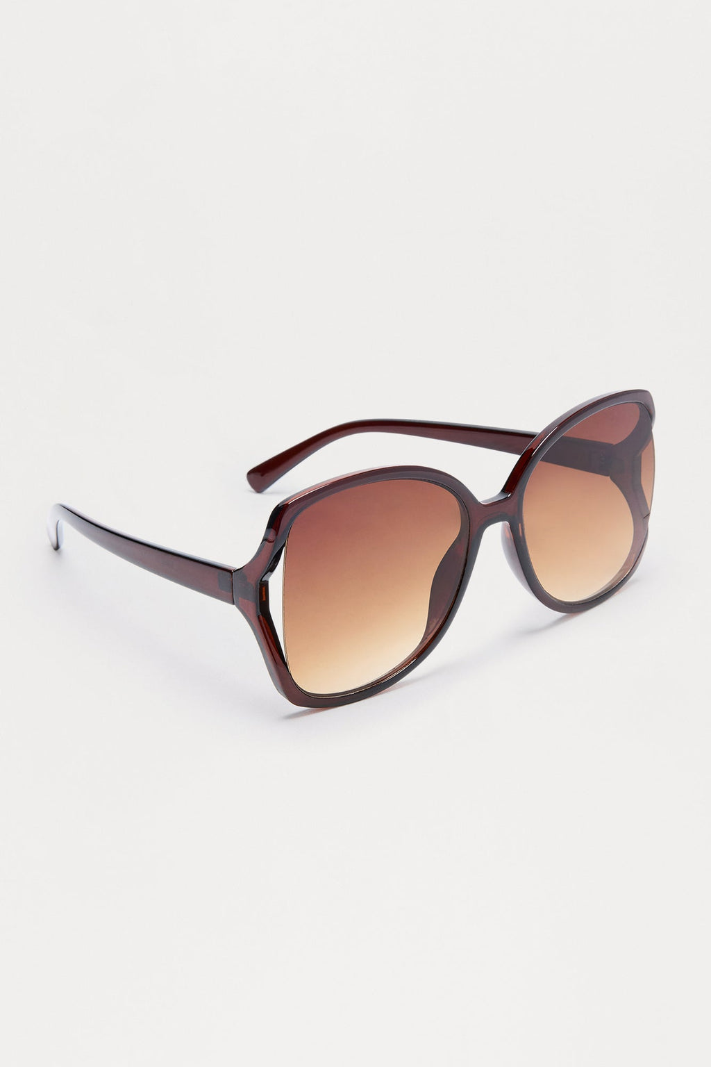 Susanna Sun Round Sunglasses - Dark Brown