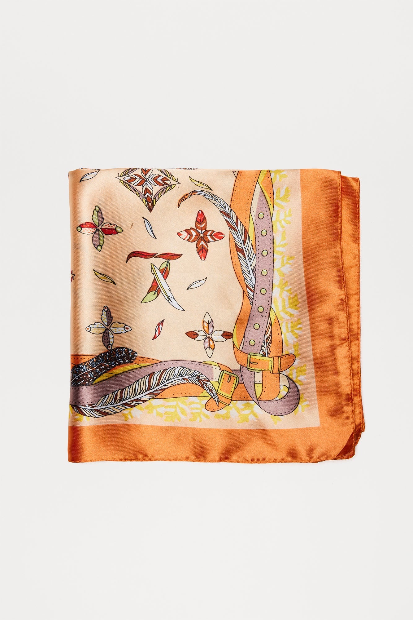 Admiring Masterpiece Head Scarf - Orange/combo