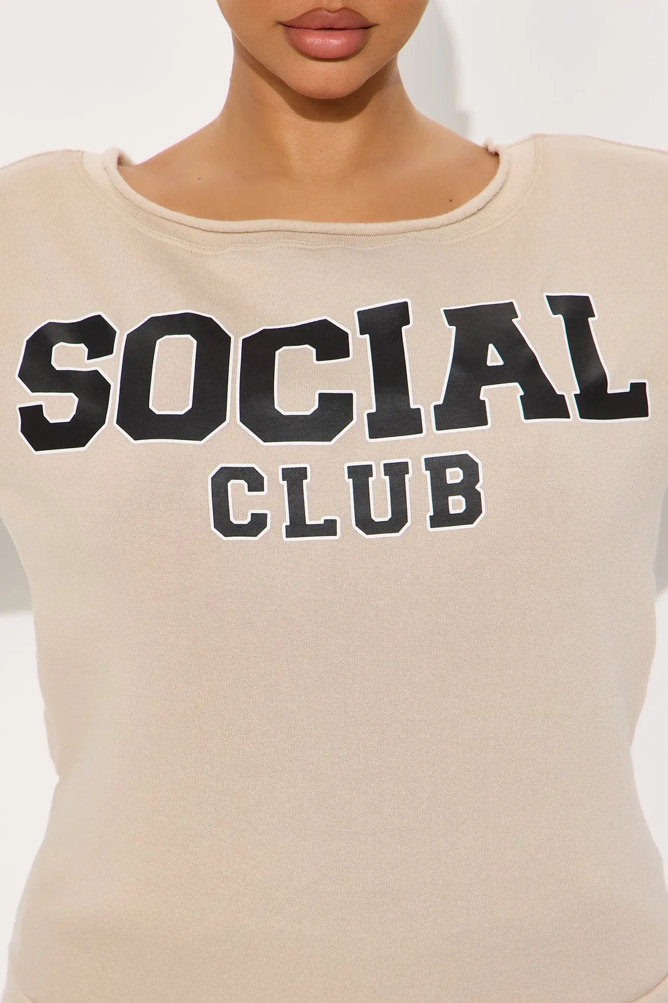 Social Club Fleece Jogger Set - Stone 