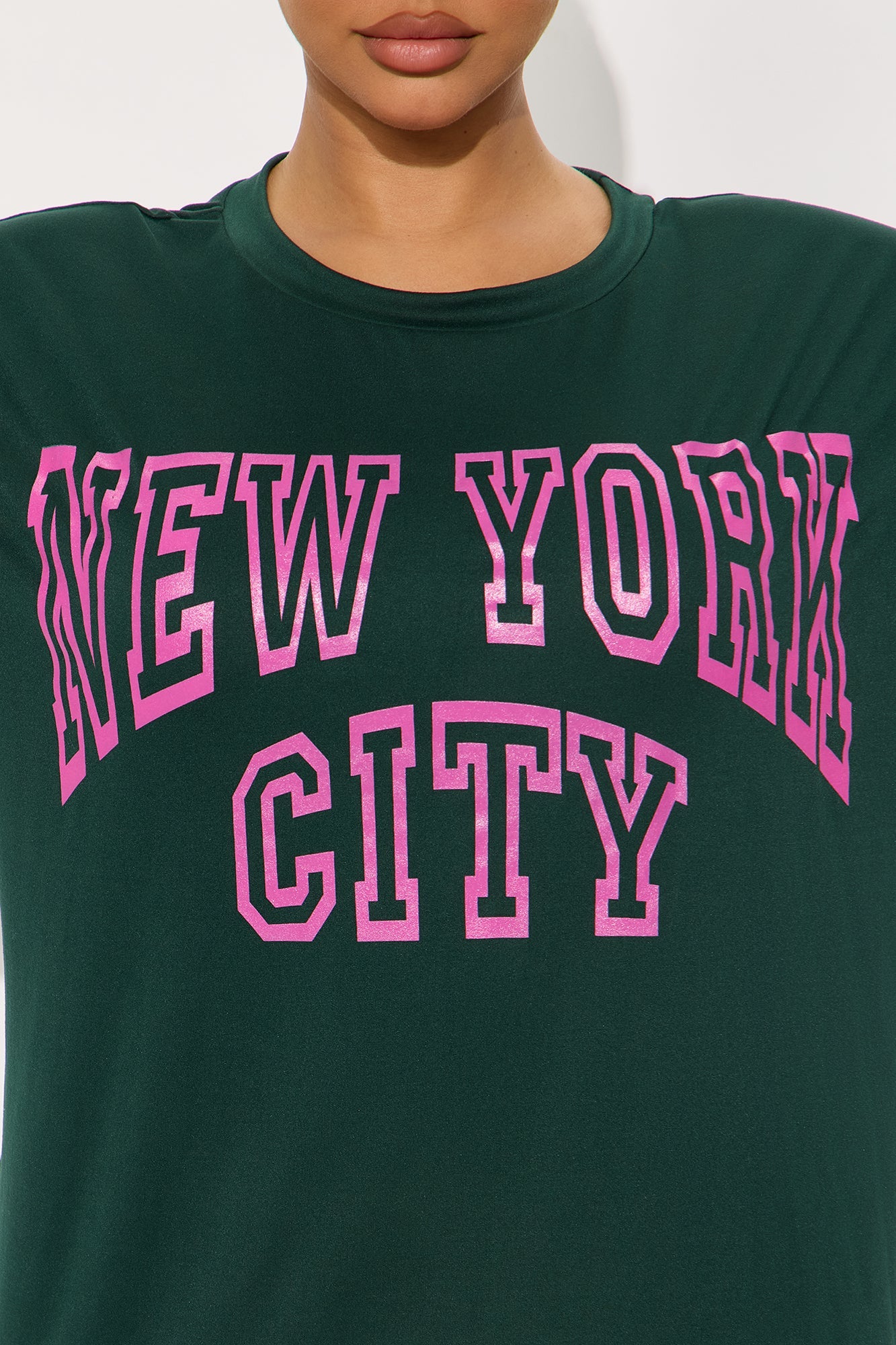 NYC Oversized T-shirt Leggings Set - Hunter