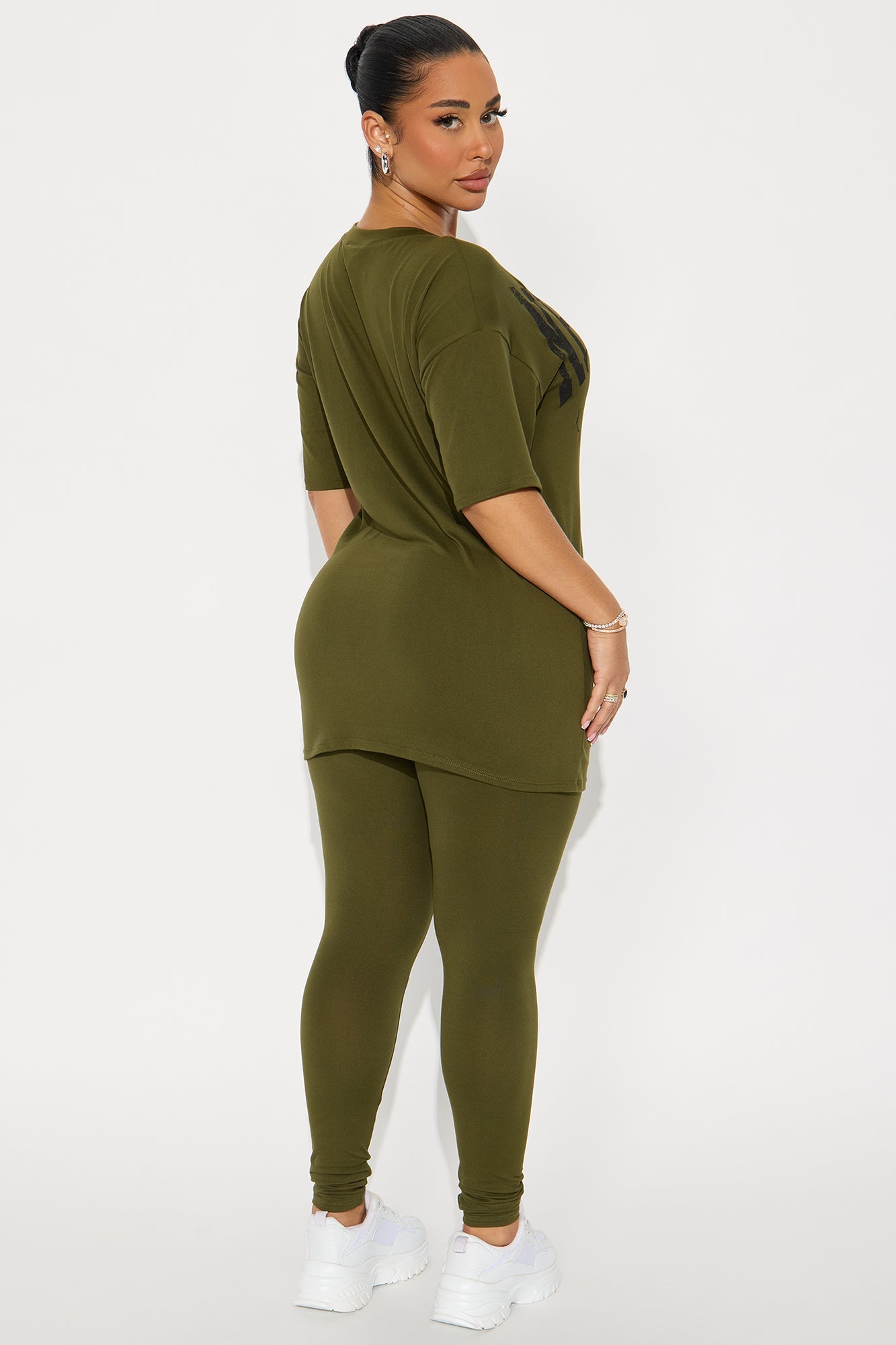 NYC Chill Legging Set - Olive