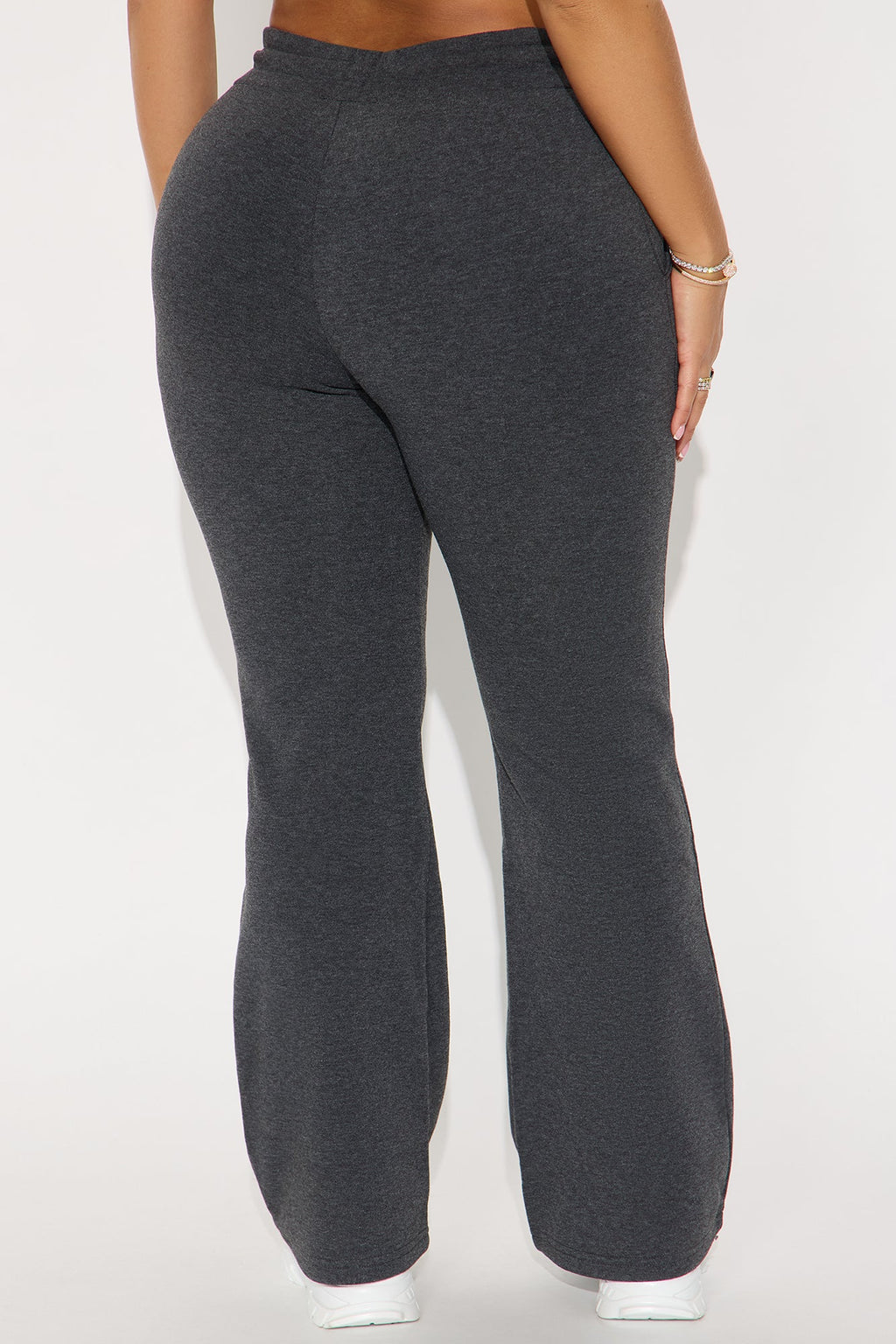 Candice Petite Lounge Flare Pant - Charcoal