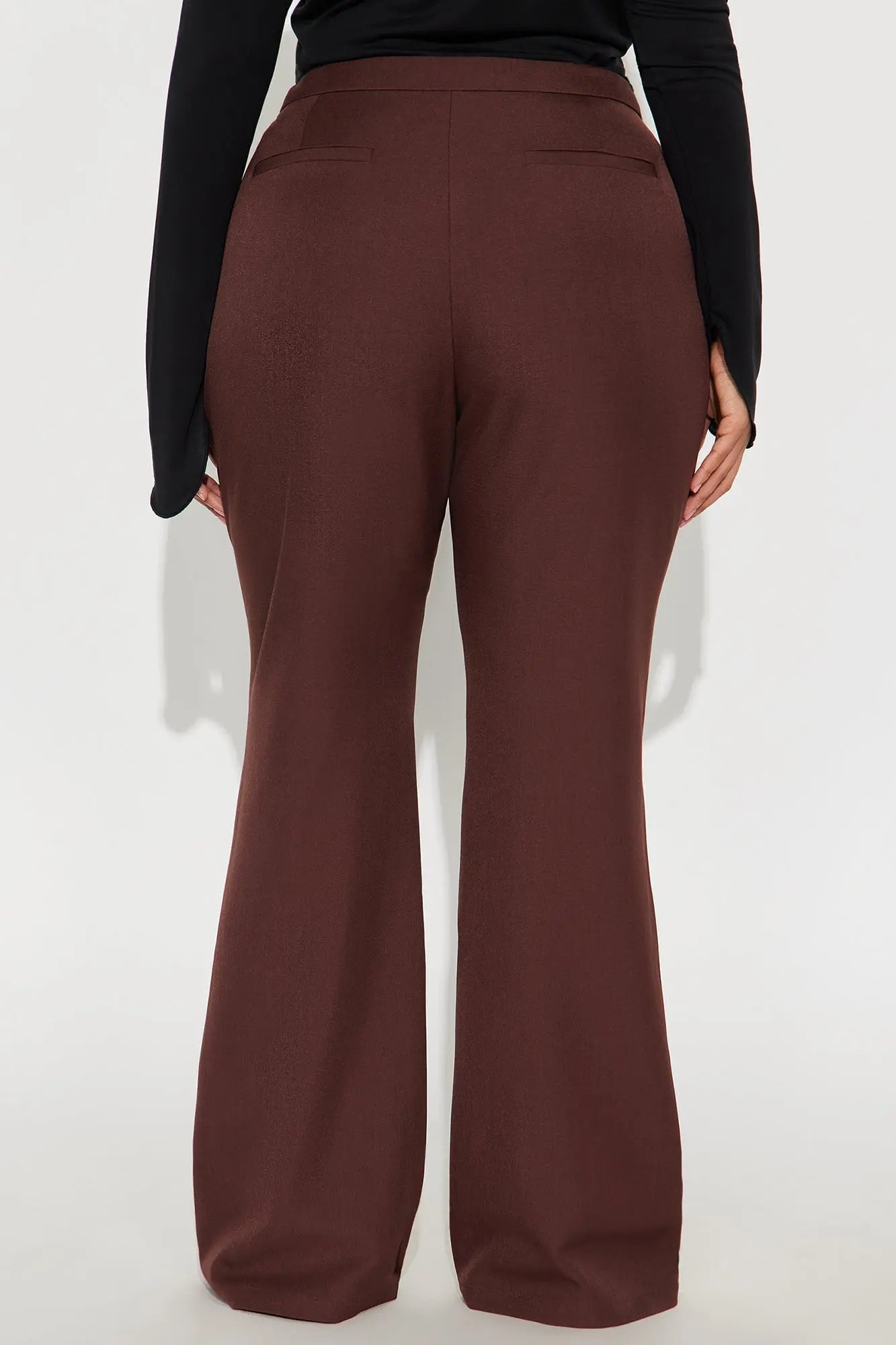Breaking Even Flare Trouser - Chocolate 