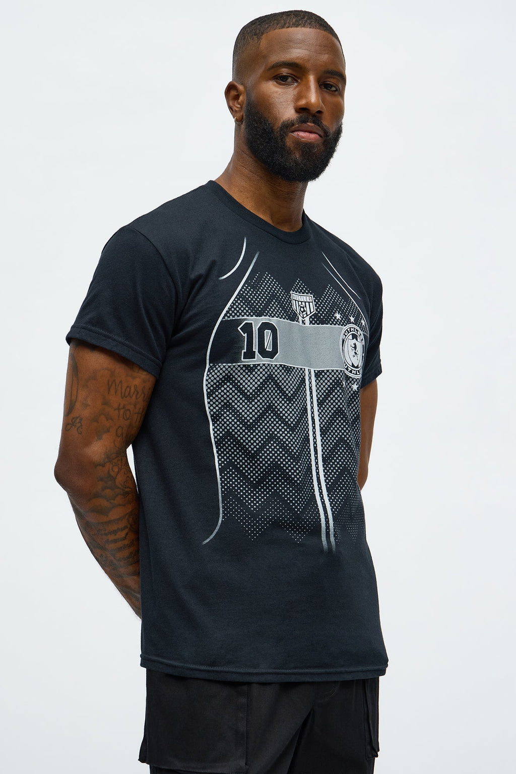 King Captain Short Sleeve Tee - Black