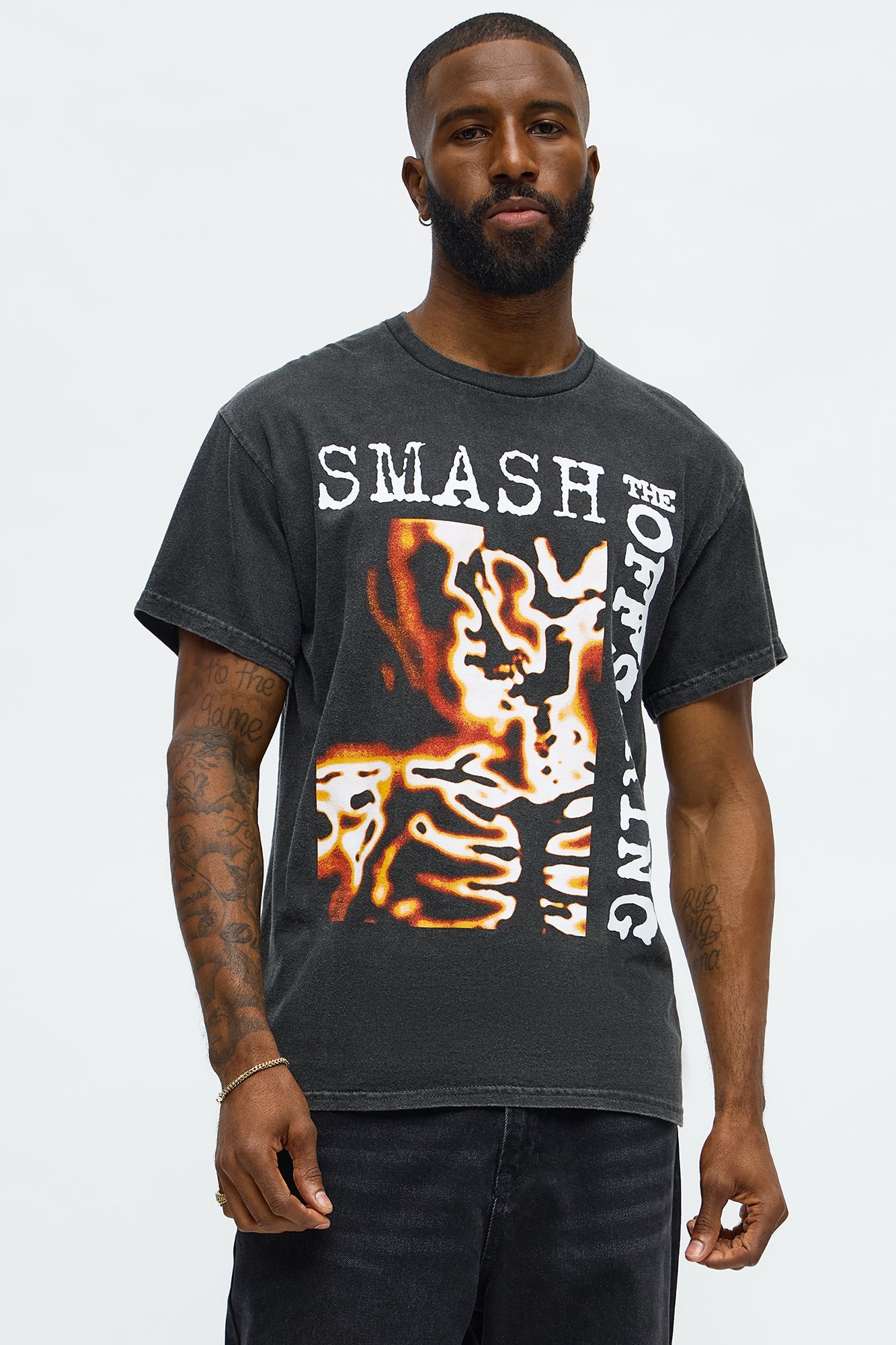 The Offspring Smash Vintage Short Sleeve Tee - Black Wash