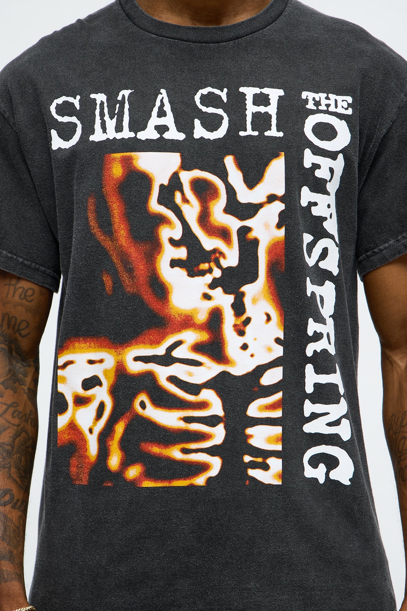 The Offspring Smash Vintage Short Sleeve Tee - Black Wash
