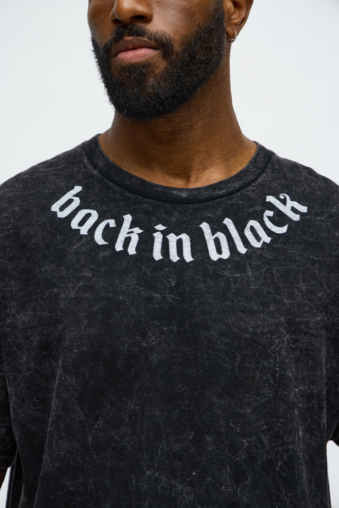ACDC Back To Black Short Sleeve Tee - Black Wash