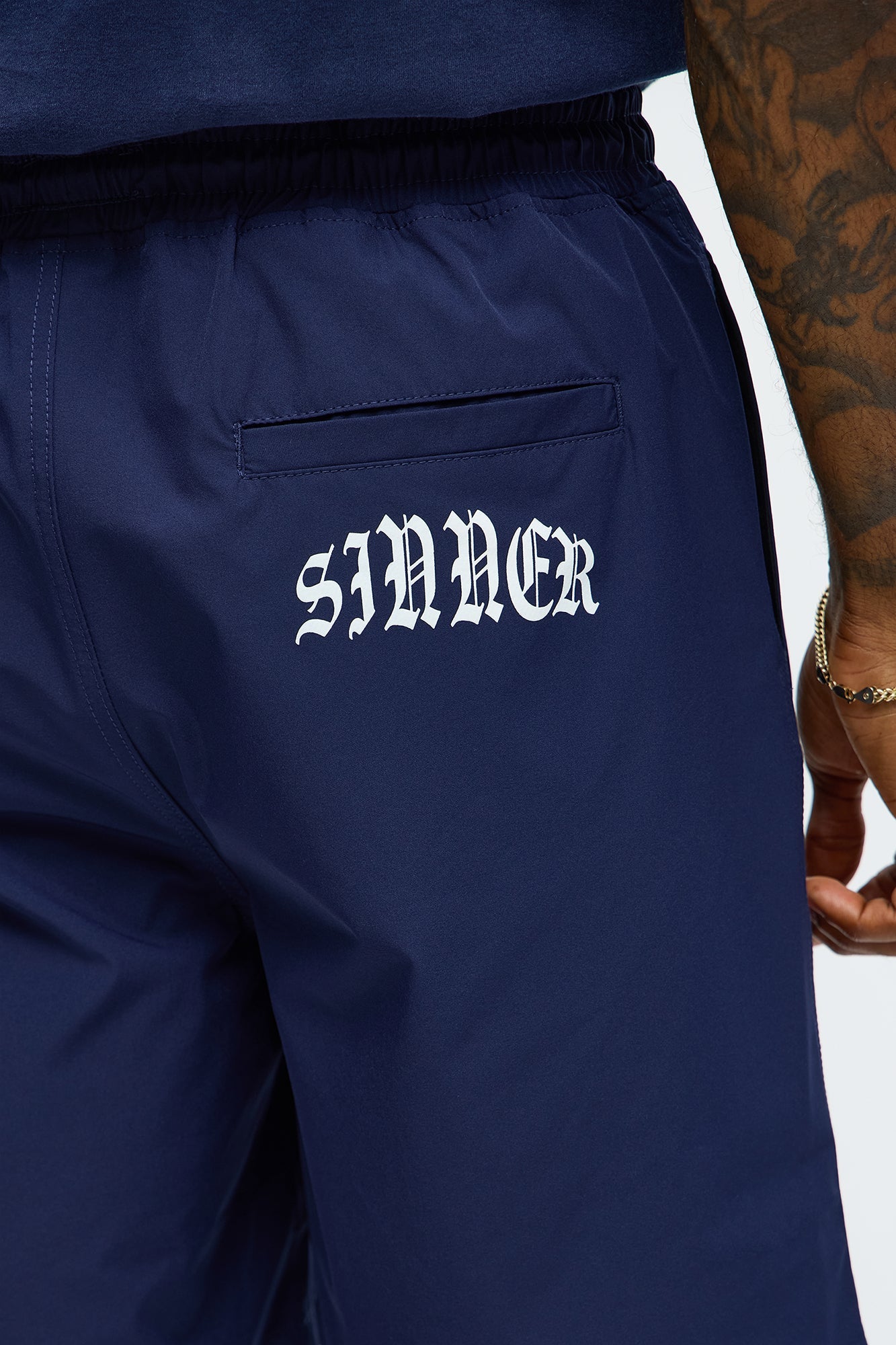 Sinner Relaxed Shorts - Navy