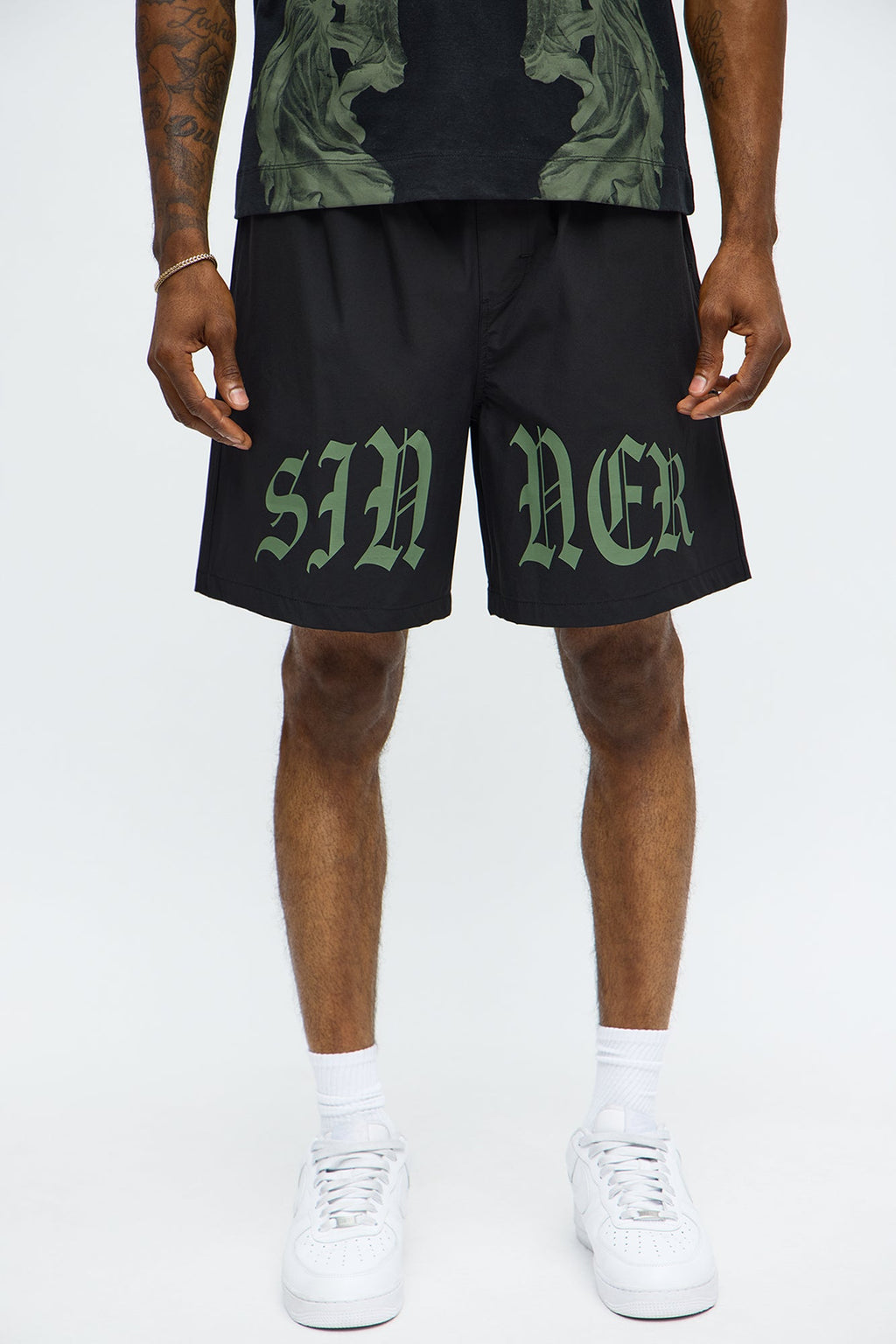 Sinner Relaxed Shorts - Black