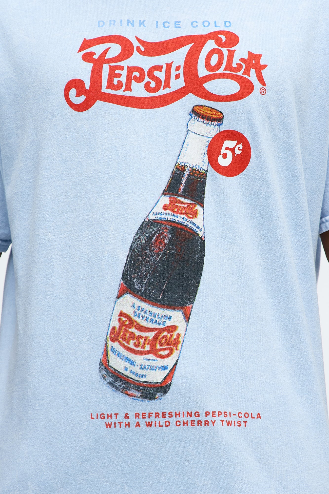 Pepsi Cola Vintage Short Sleeve Tee - Blue