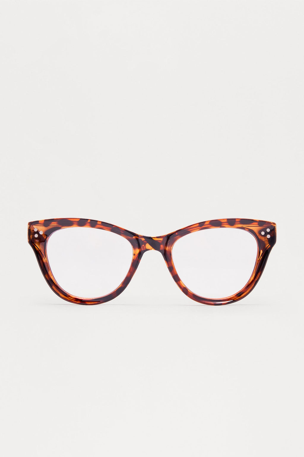 Hot Professor +1.25 Lens Strength Reader Glasses - Tortoise