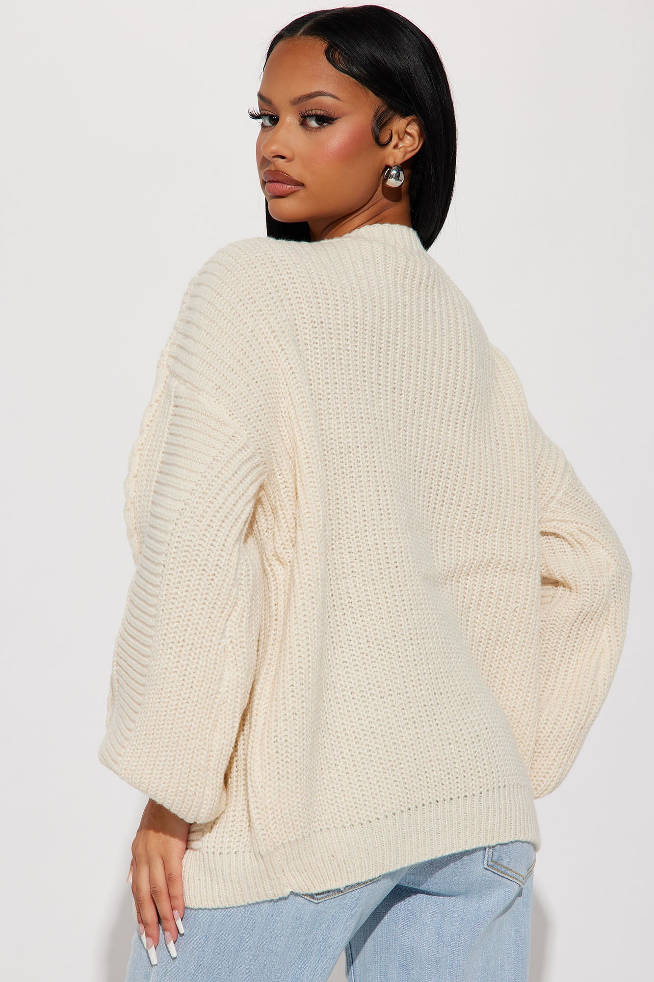 Couch Convo Cardigan - Cream