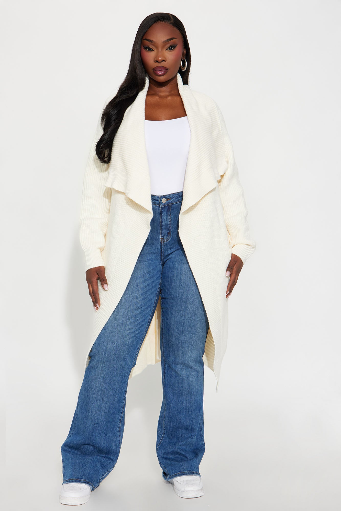 Aspen Sweater Coat - Cream