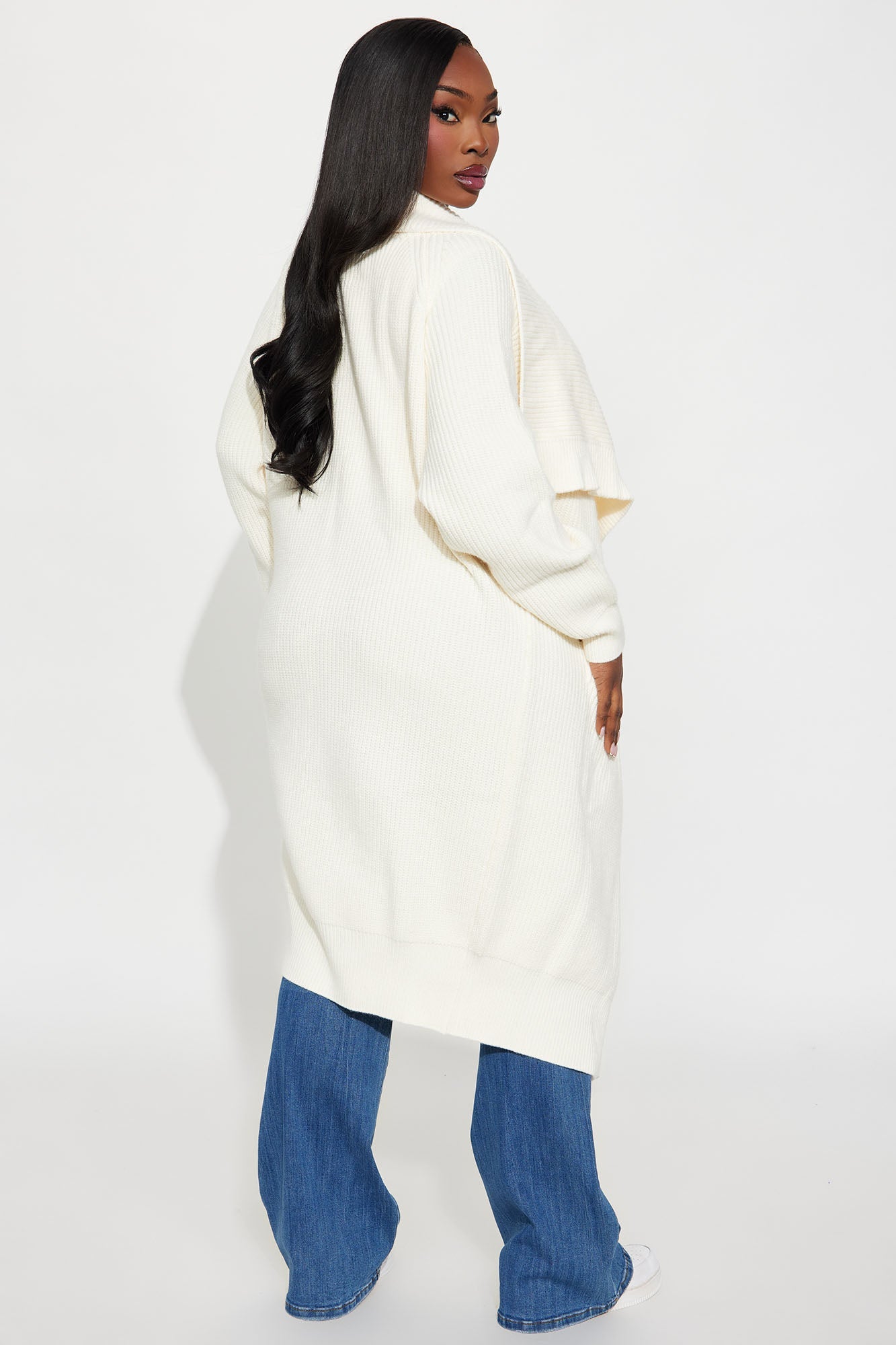 Aspen Sweater Coat - Cream
