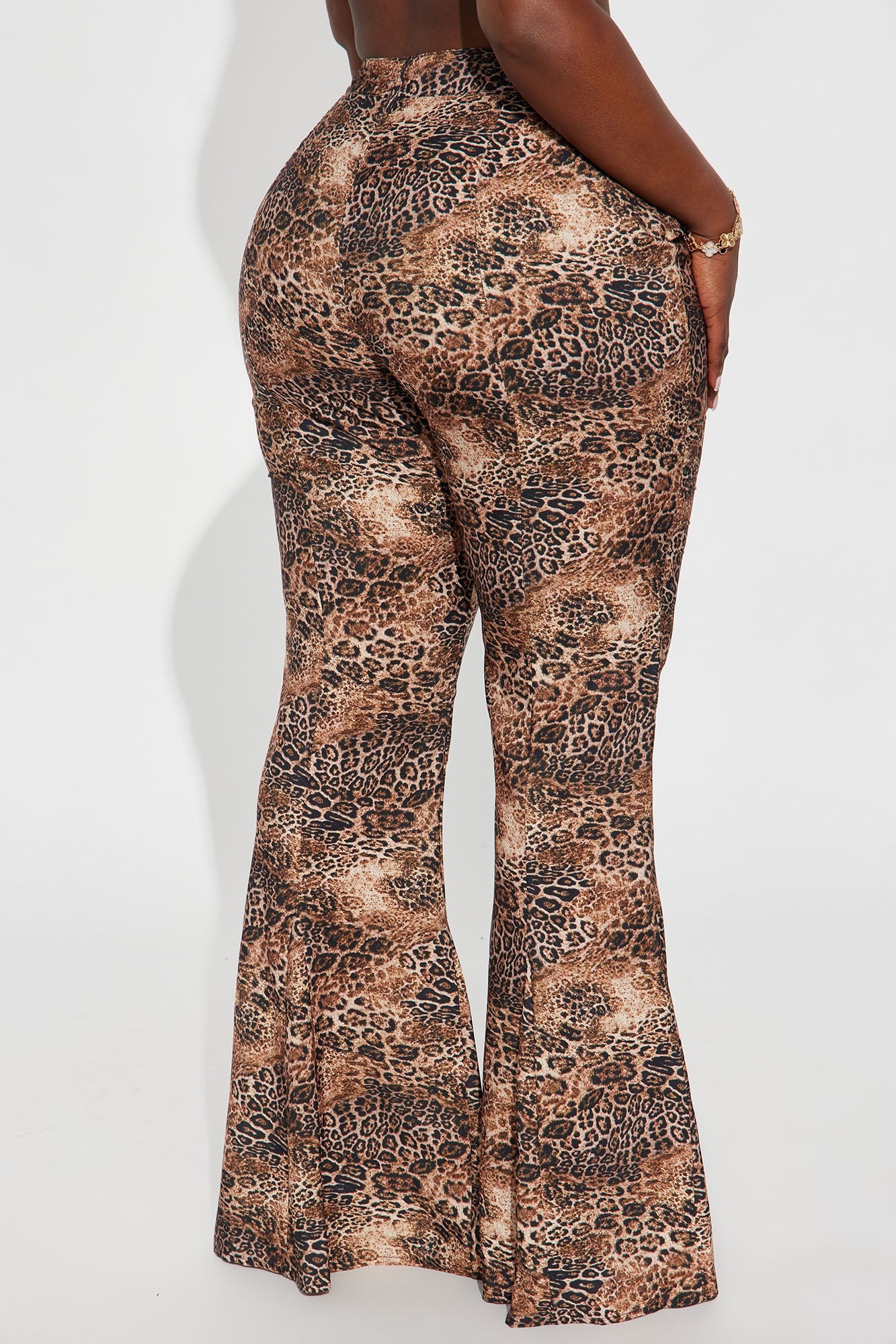 Winnie Leopard Flare Pant 34″ - Leopard