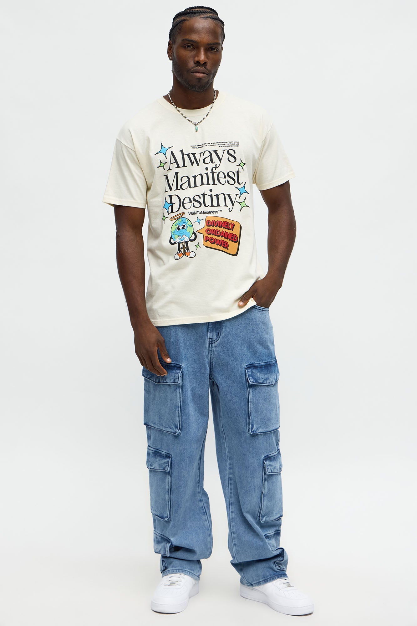 Always Manifest Destiny Short Sleeve Tee - Natural