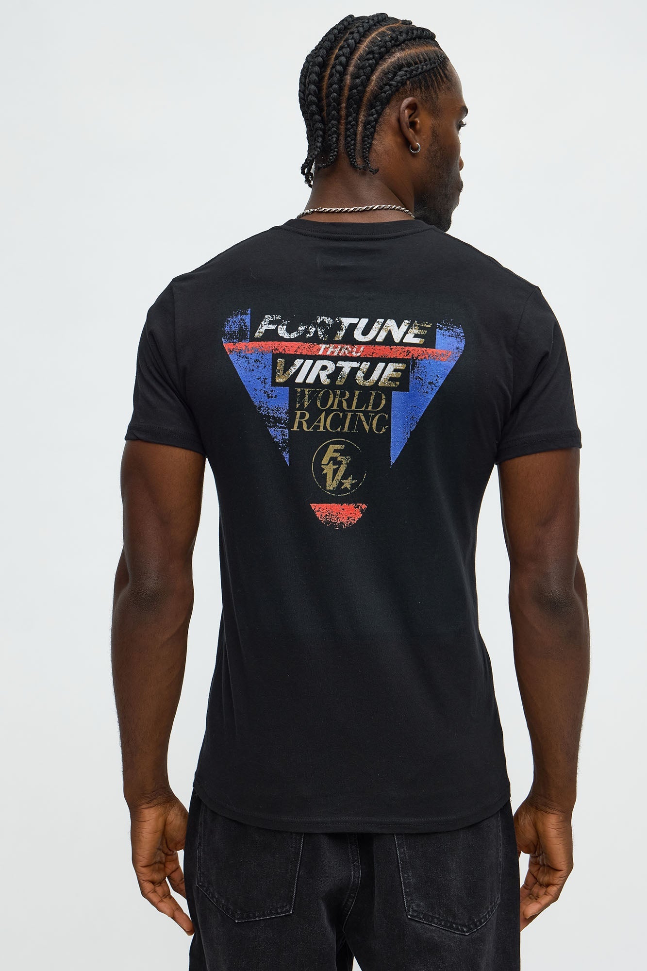 Fortune Thru Virtue Short Sleeve Tee - Black