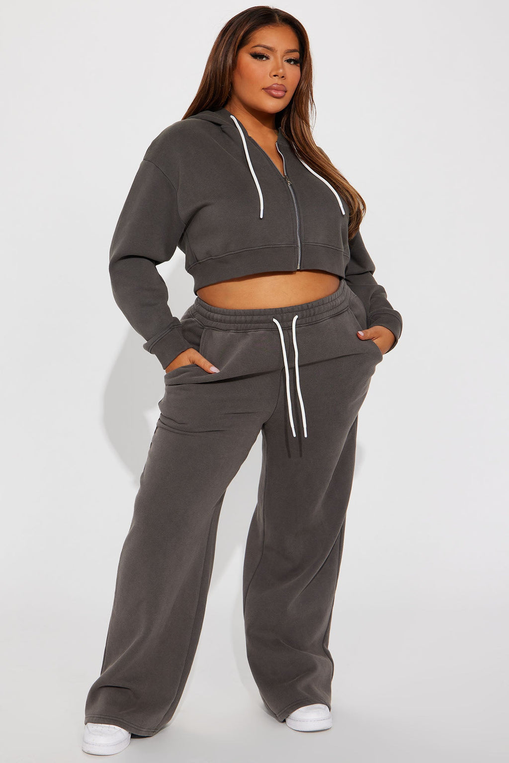 Track Star Vintage Wash Pant Set - Acid Wash