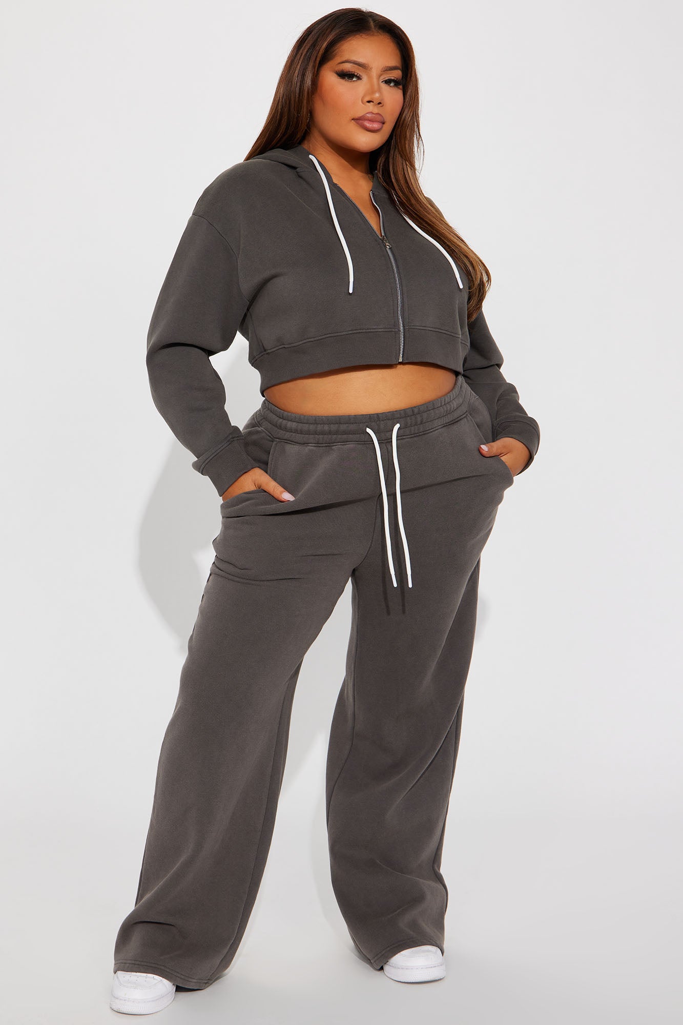 Track Star Vintage Wash Pant Set - Acid Wash