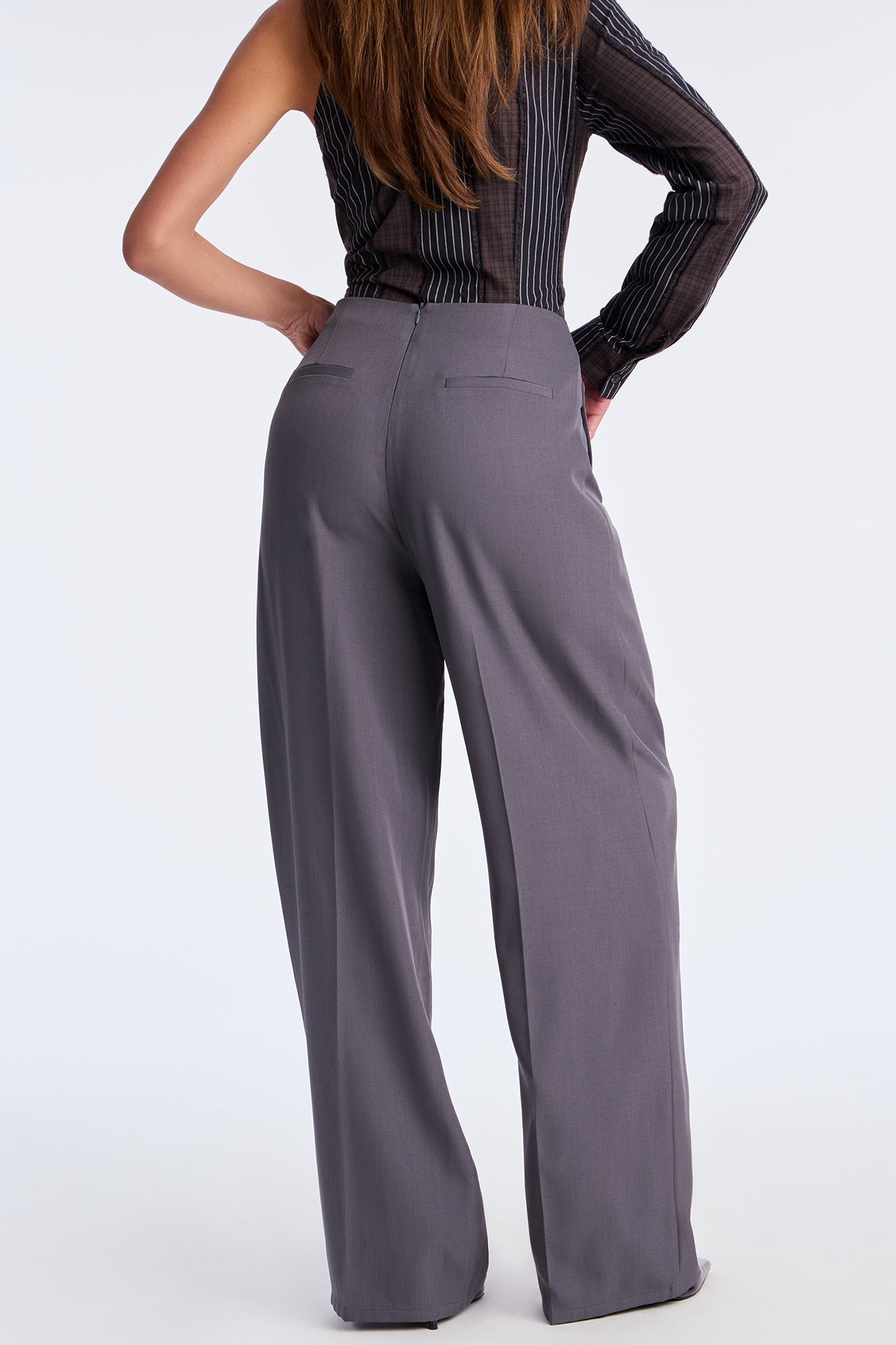 Schedule Conflict Wrap Trouser Pant 32″ - Charcoal