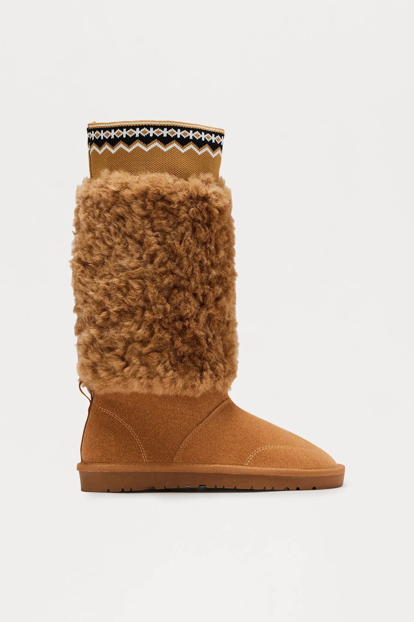 Grizzly Faux Fur Boots - Taupe 