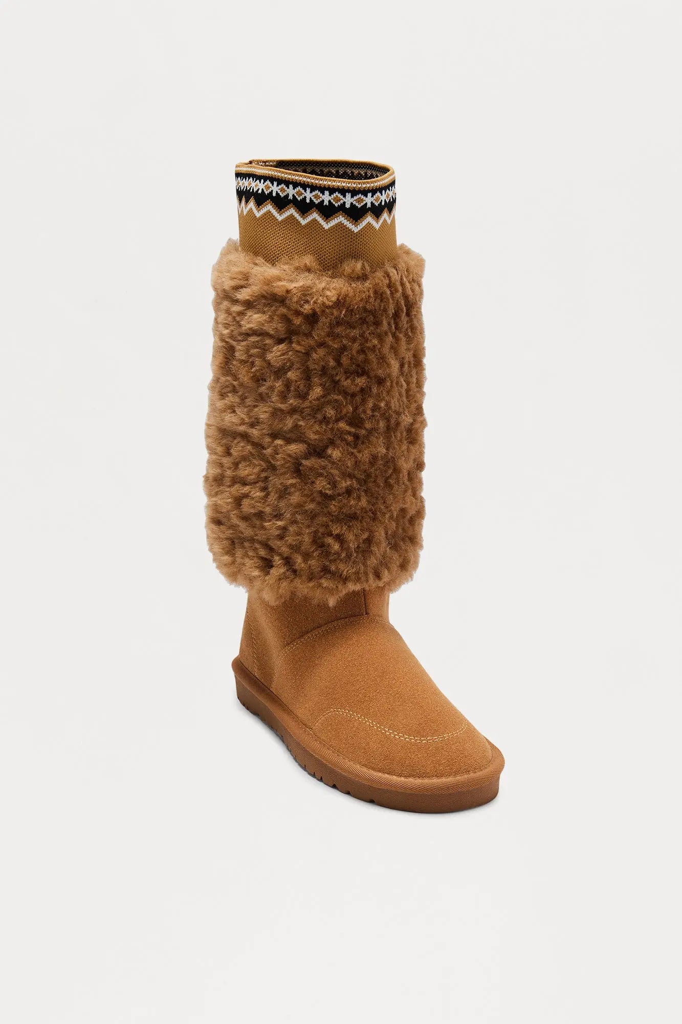 Grizzly Faux Fur Boots - Taupe 